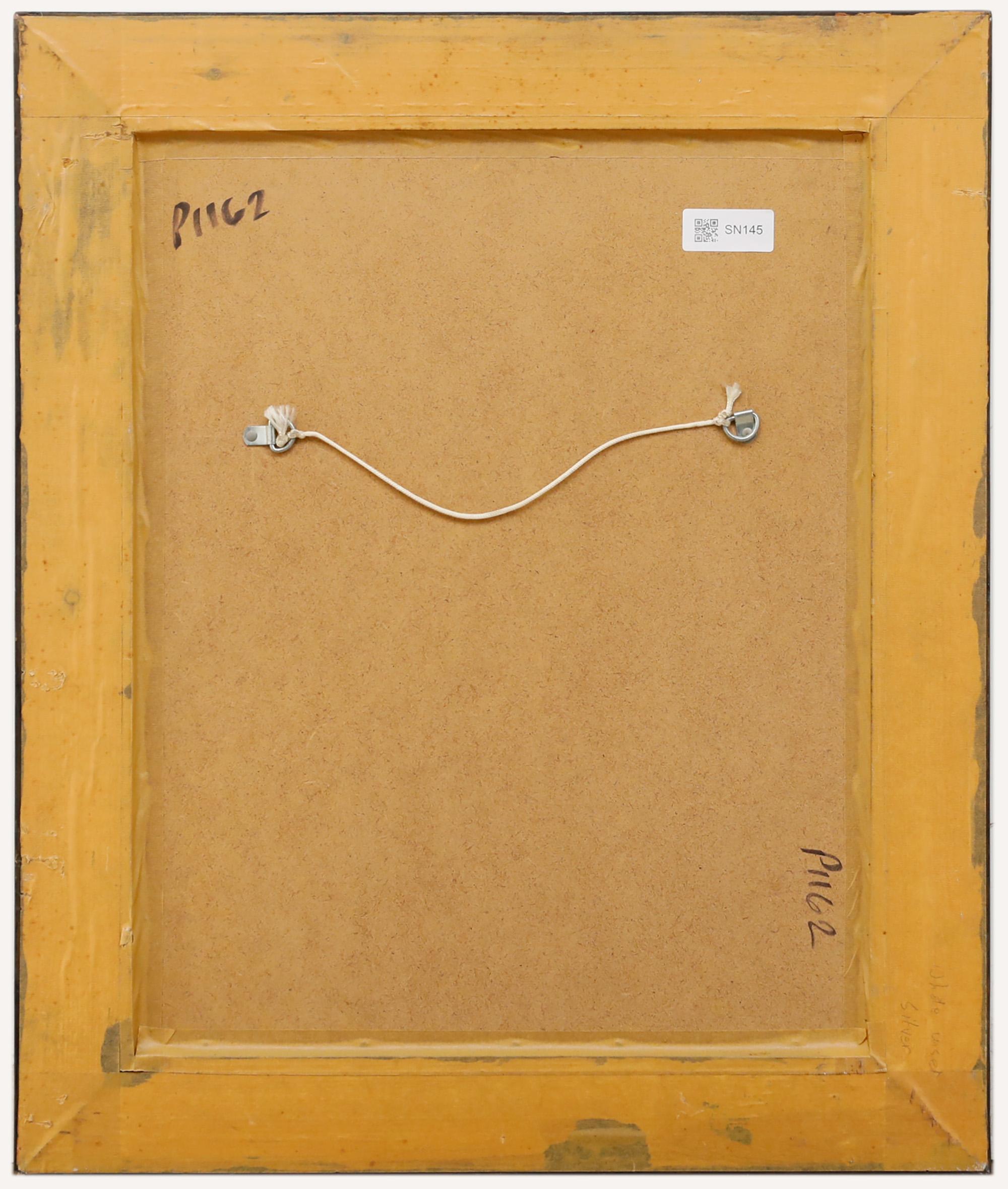 George Weissbort (1928-2013) - Olio della metà del XX secolo, posa contemplativa in vendita 2
