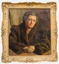George Weissbort (1928-2013) - Mid 20th Century Oil, Lady in Fur