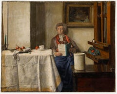 George Weissbort (1928-2013) - Óleo de mediados del siglo XX, Capítulos matinales