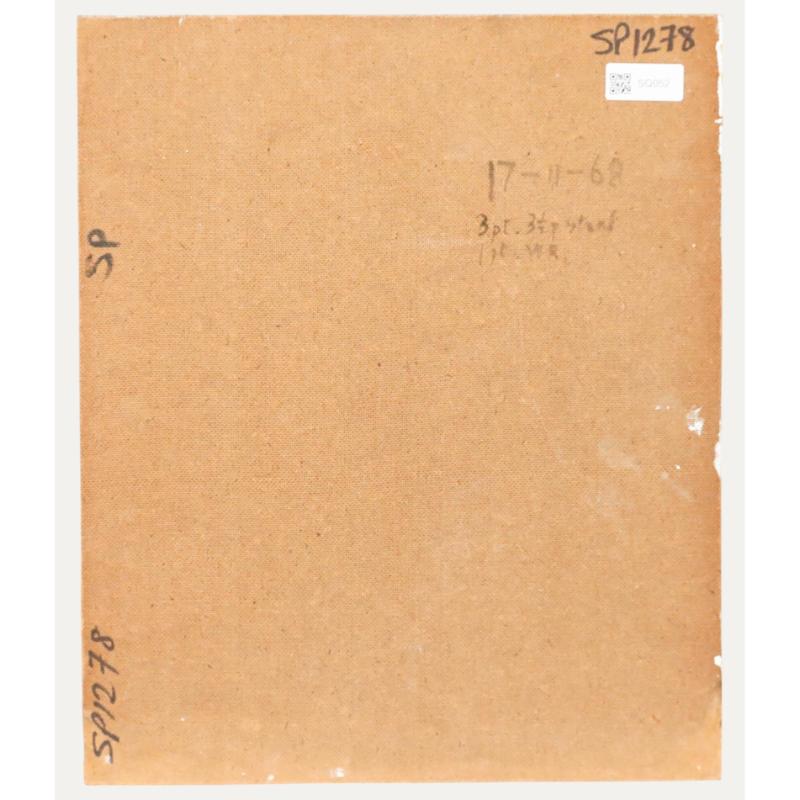 George Weissbort (1928-2013) - Mitte 20. Jahrhundert Öl, Lächelndes Self-Portrait im Angebot 2