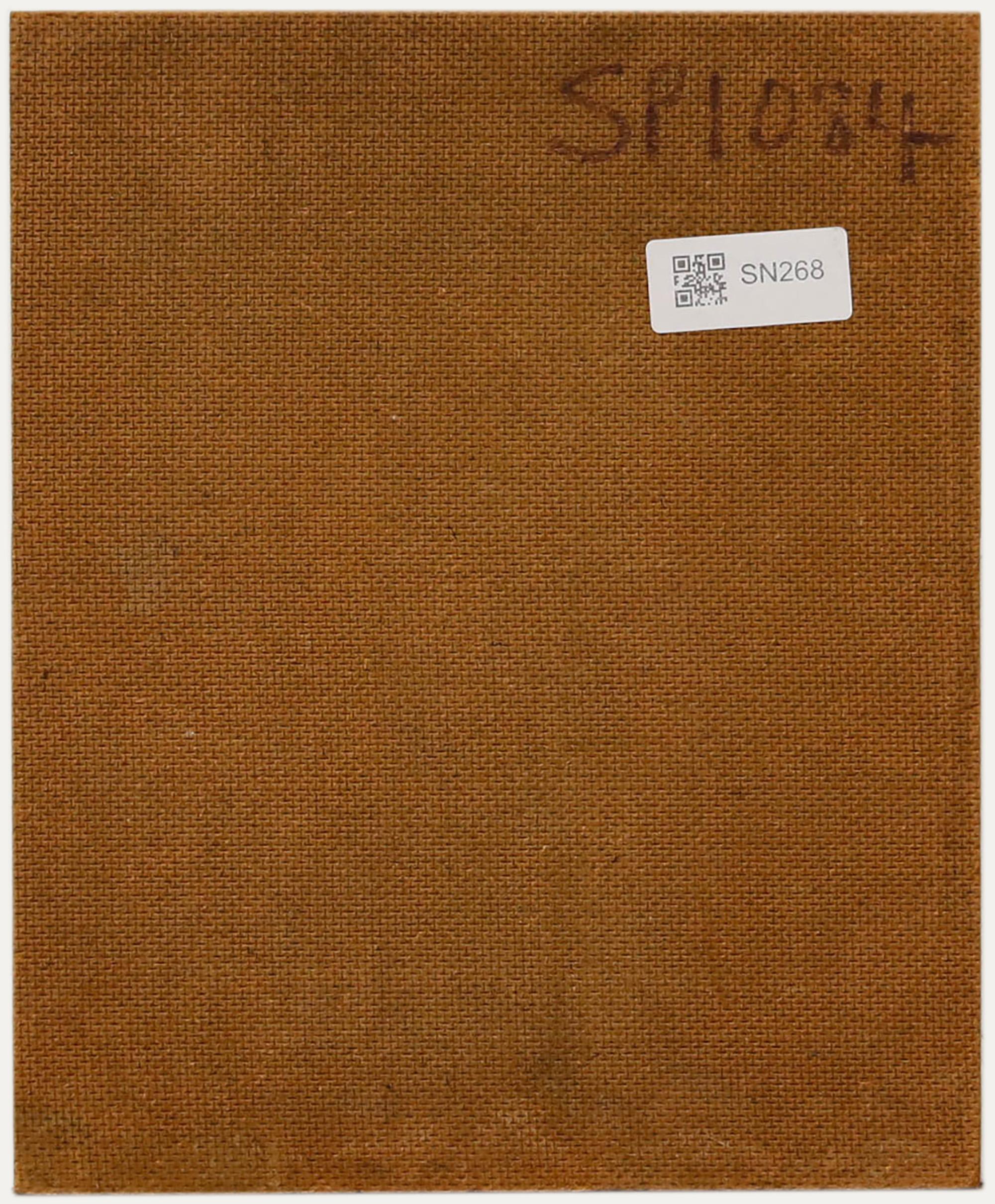 George Weissbort (1928-2013) - Öl, Zeitgenössisches Selbstporträt in Rot im Angebot 2