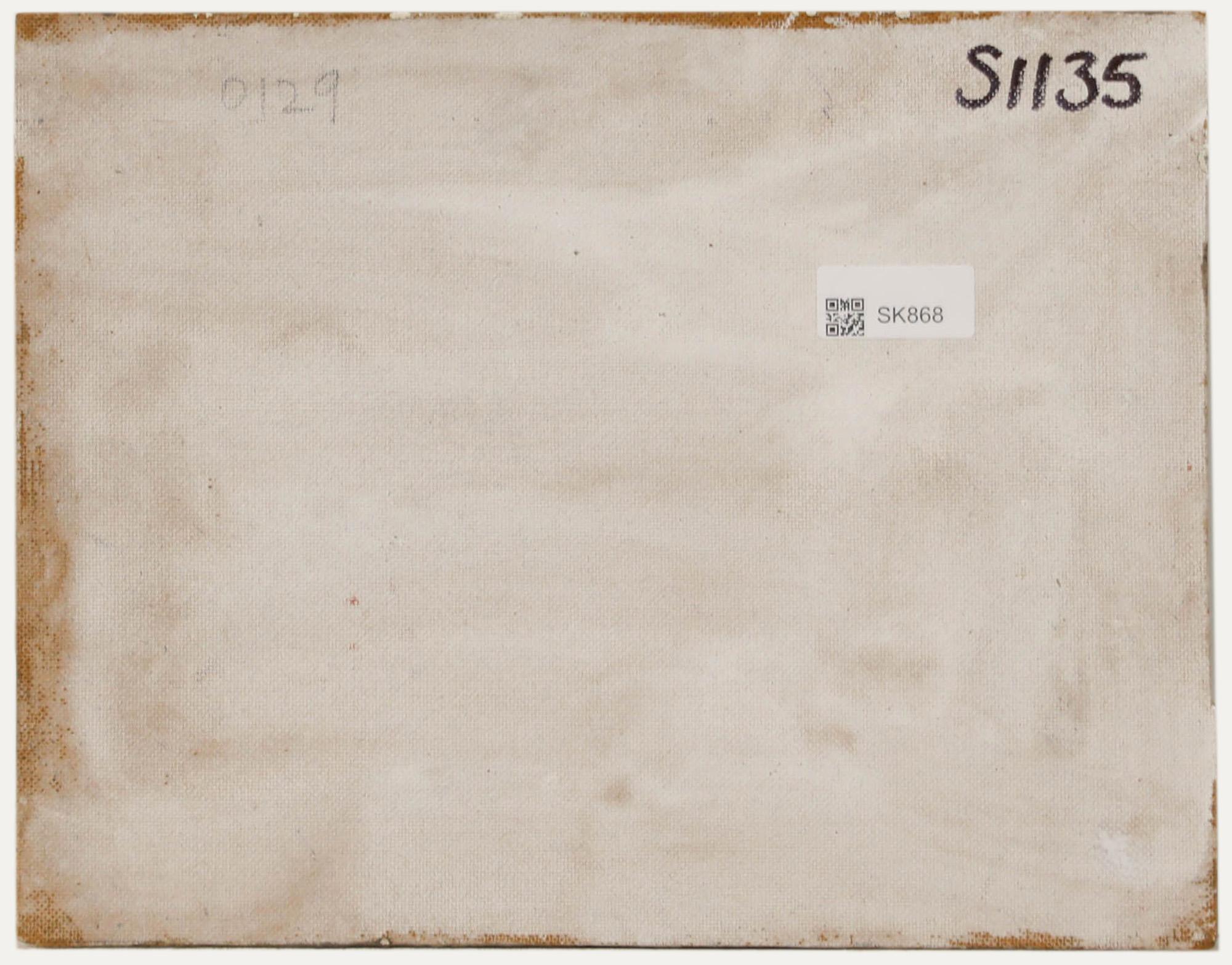 George Weissbort (1928-2013) - Óleo, Bodegón de uvas sobre tela roja y verde en venta 2