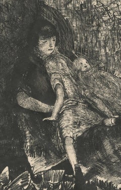 American depiction of the artist's family, Ashcan, 1916