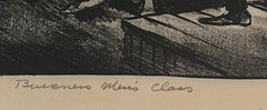 "Business-Men's Class, Y.M.C.A." George Bellows, Ashcan School Print
