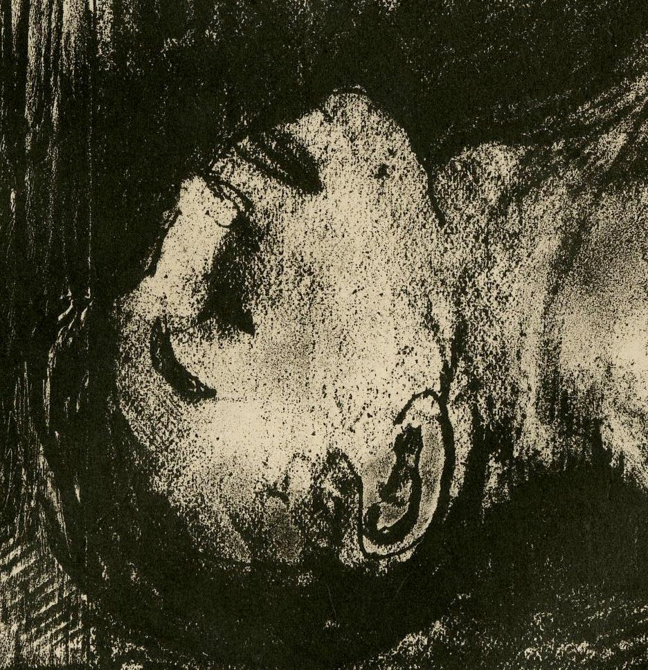 Homme sur le dos, nu - Print de George Wesley Bellows