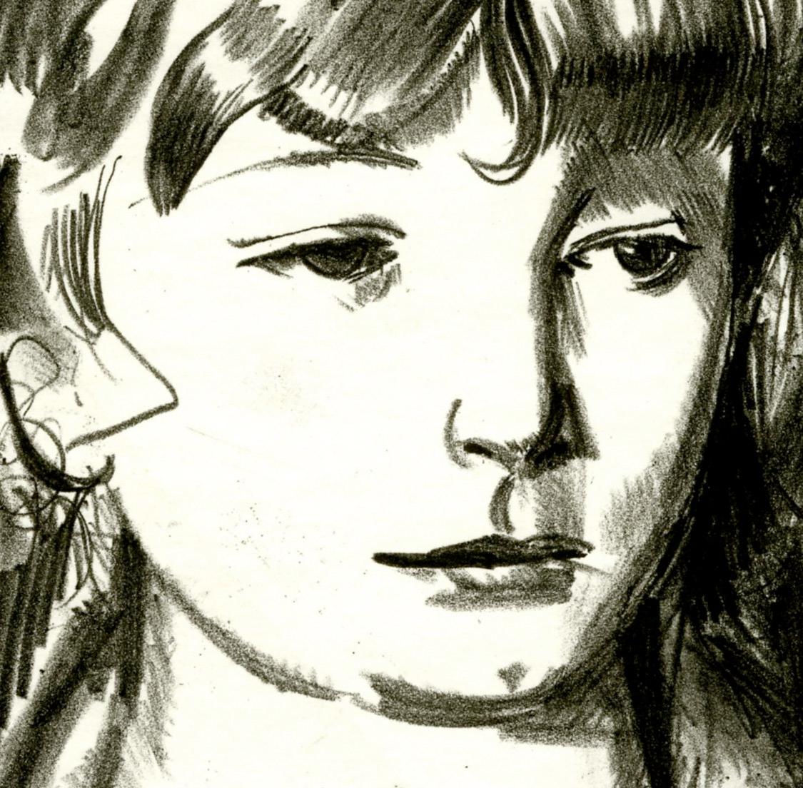 Skizze von Anne – Print von George Wesley Bellows