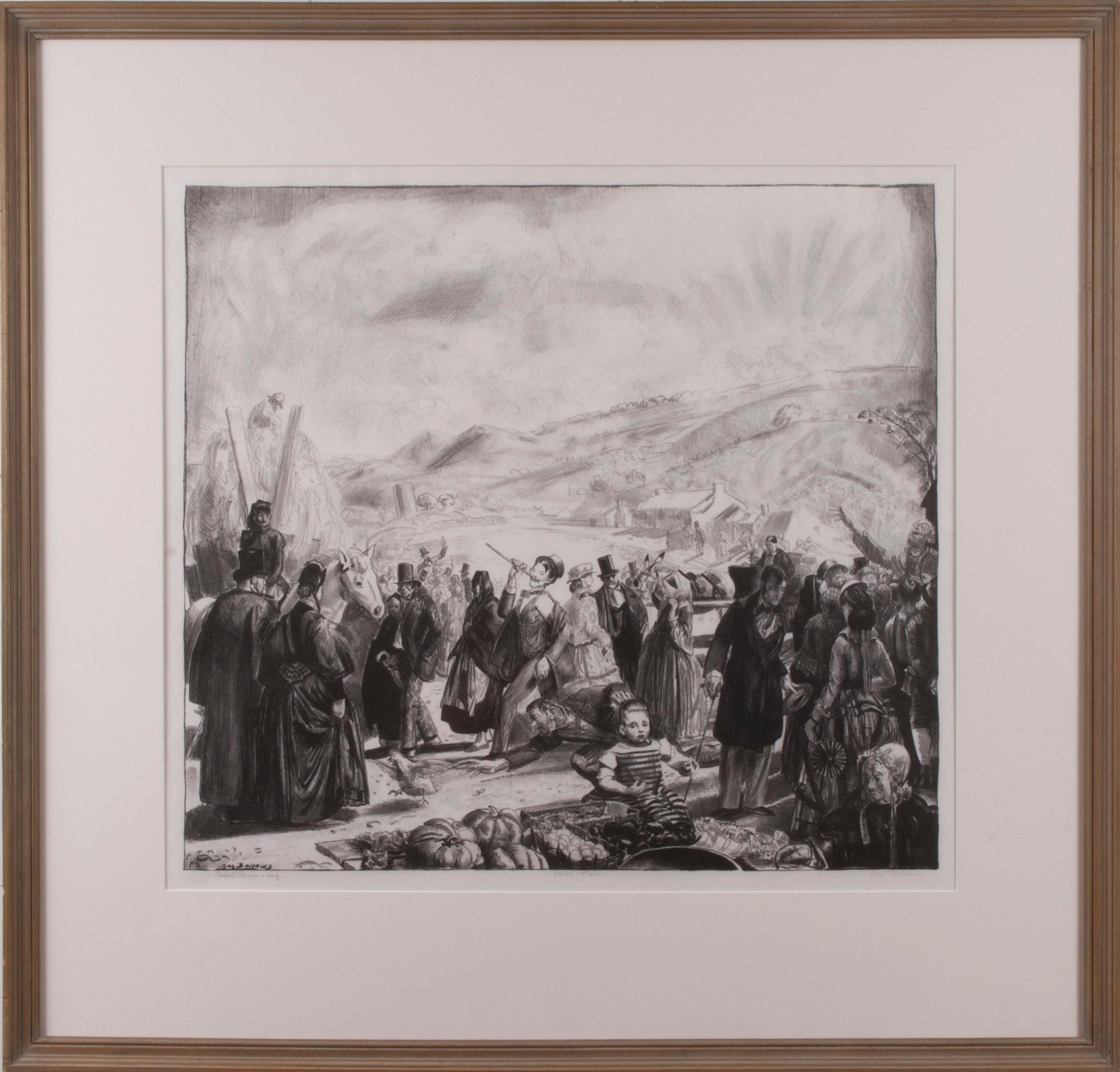 La Feria Irlandesa - Print de George Wesley Bellows