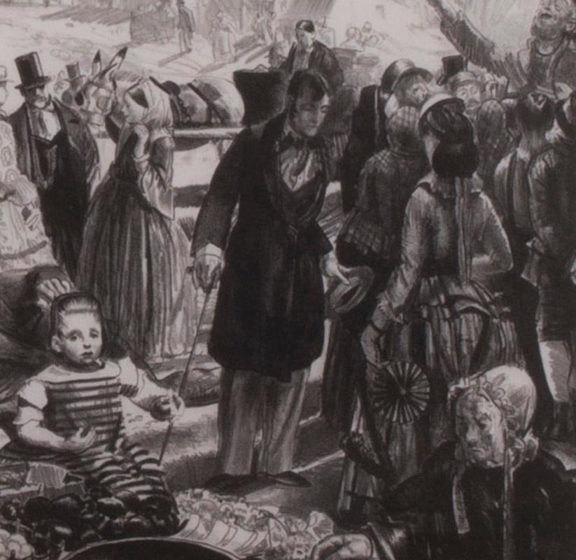 La Feria Irlandesa - Print Escuela Ashcan de George Wesley Bellows