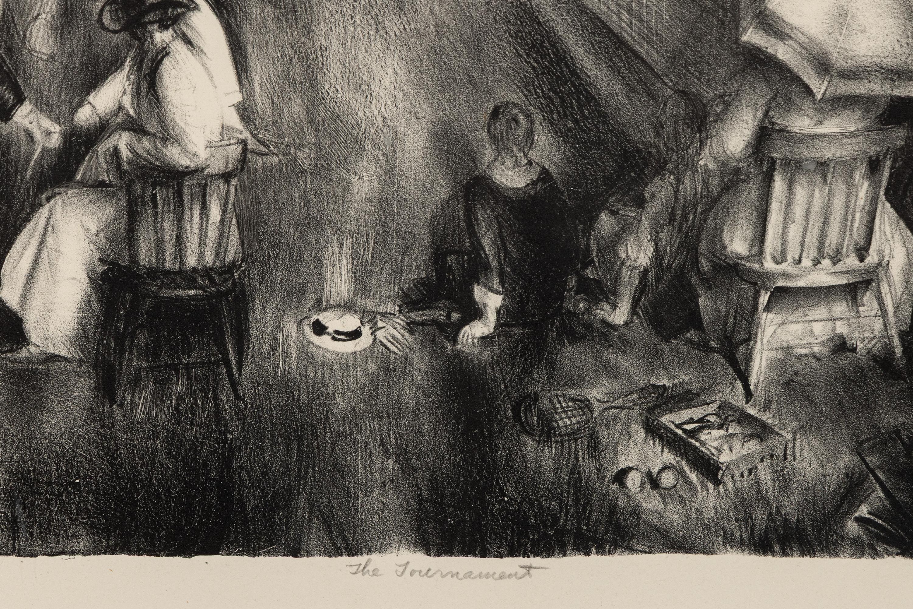 Une lithographie de George Bellows. 