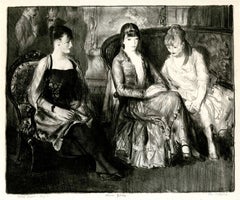Le tre mogli dei grandi pittori, 1921, Ashcan americano, George Bellows