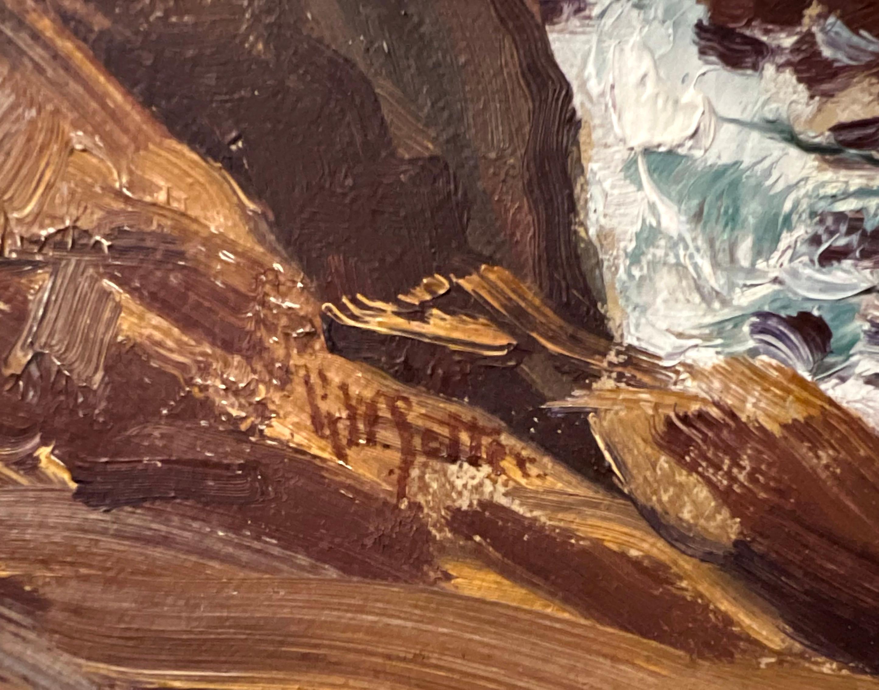 Ohne Titel (Rocky Coast) (Nachkriegszeit), Painting, von George William Sotter