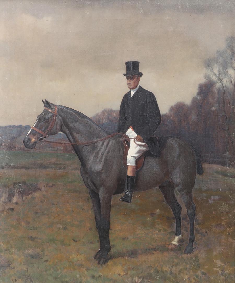 A Huntsman On A Dark Bay Horse
