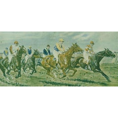 "Six Steeplechasers" by George Wright