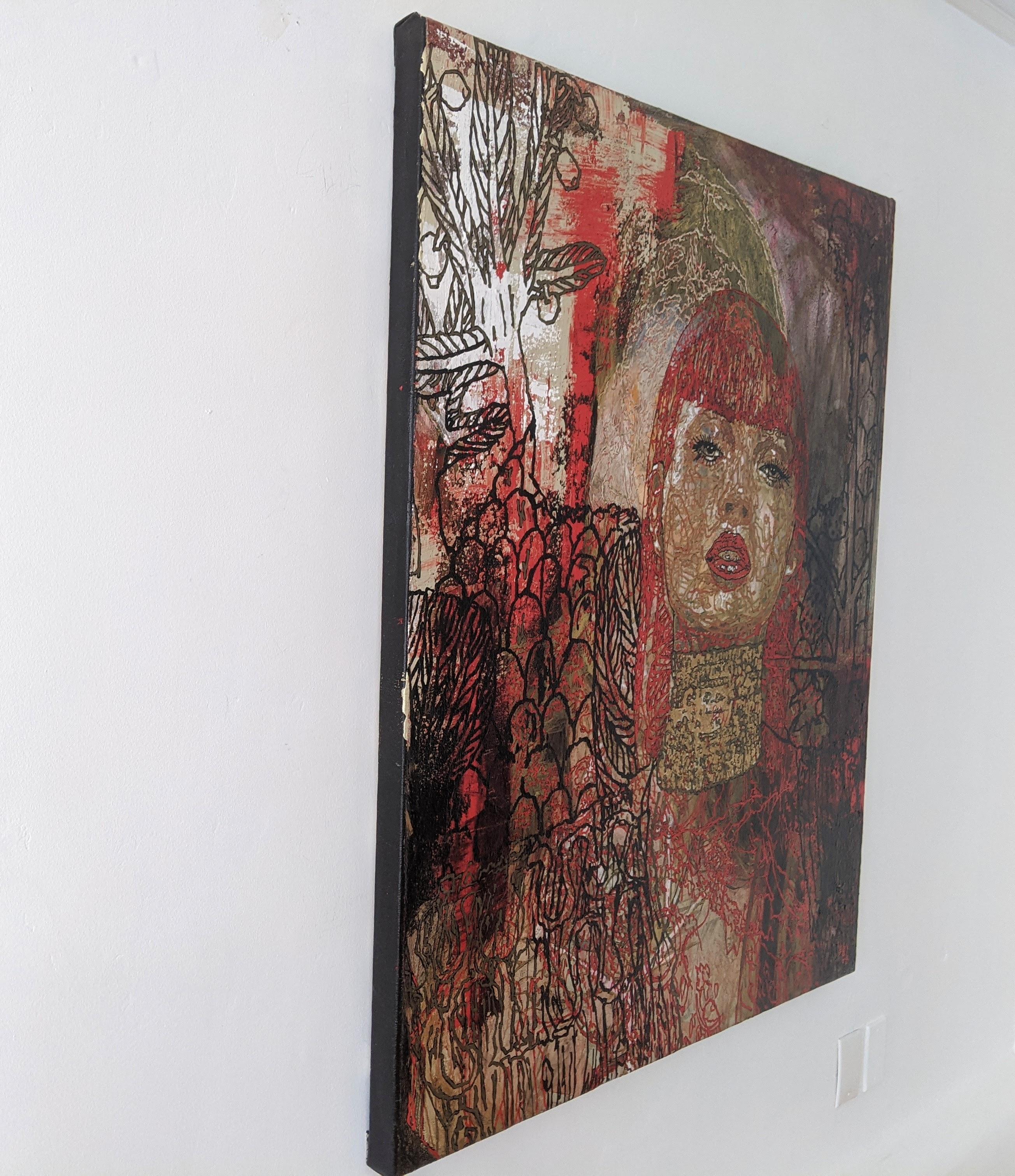 Rare opportunity to own one of George Yepes's earlier works. This painting is part of his 