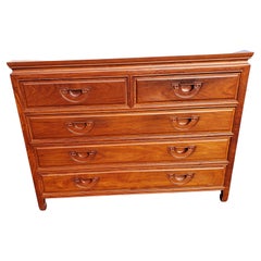 George Zee Rosewood Hand Crafted Dresser Chest W Integrated Carved Handles