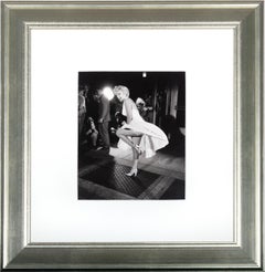 Vintage Marylin Monroe Black and White Photograph Female Iconic Pop Americana Signed