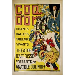 1928 original poster by Georges de Pogédaïeff - Coq d'Or