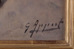 Signed Cavalier Antique Oil Painting by Georges Appert