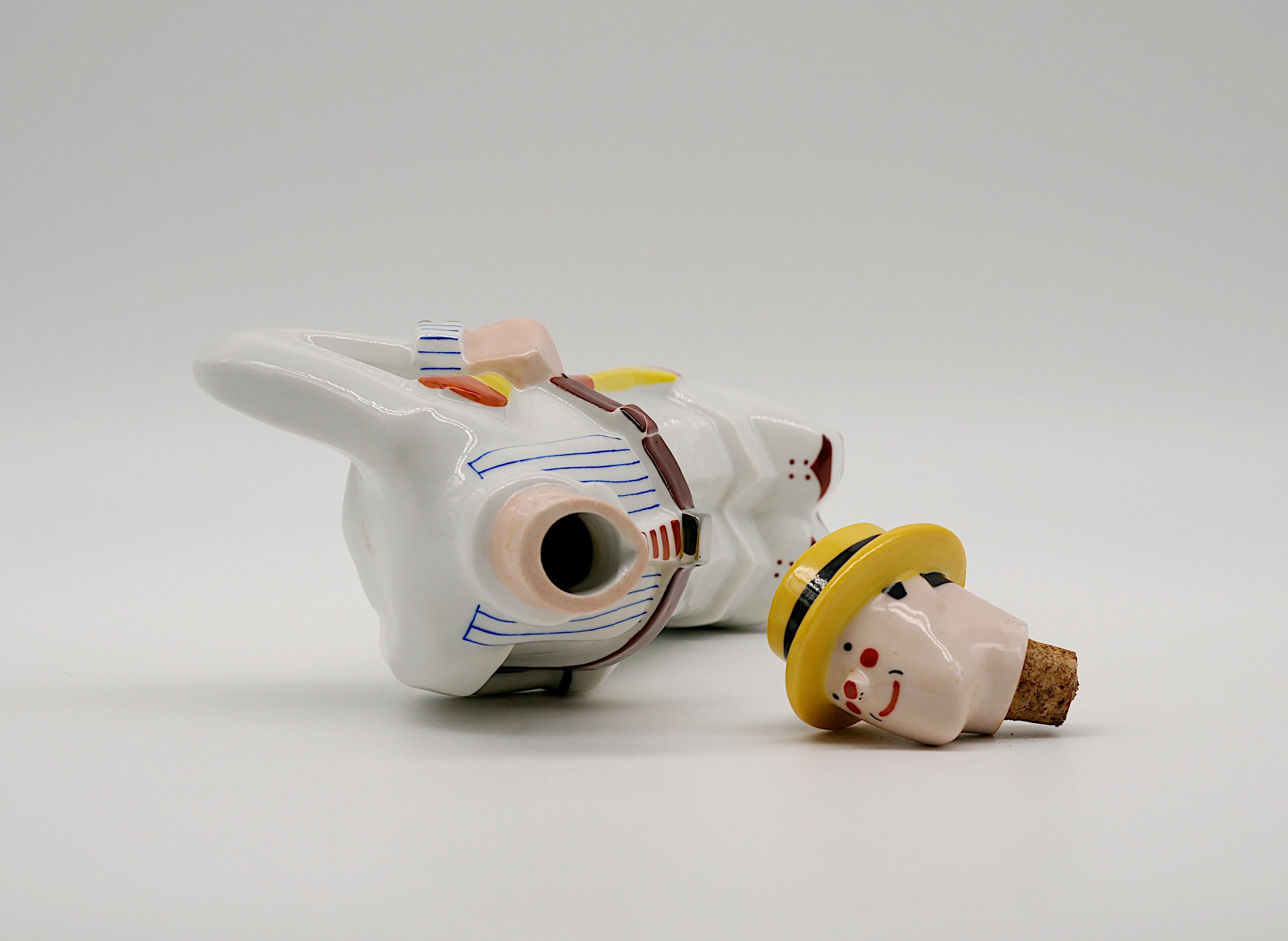 Georges BASTARD Botella de porcelana Art Decó Remo 1924, Juegos Olímpicos de París en venta 5