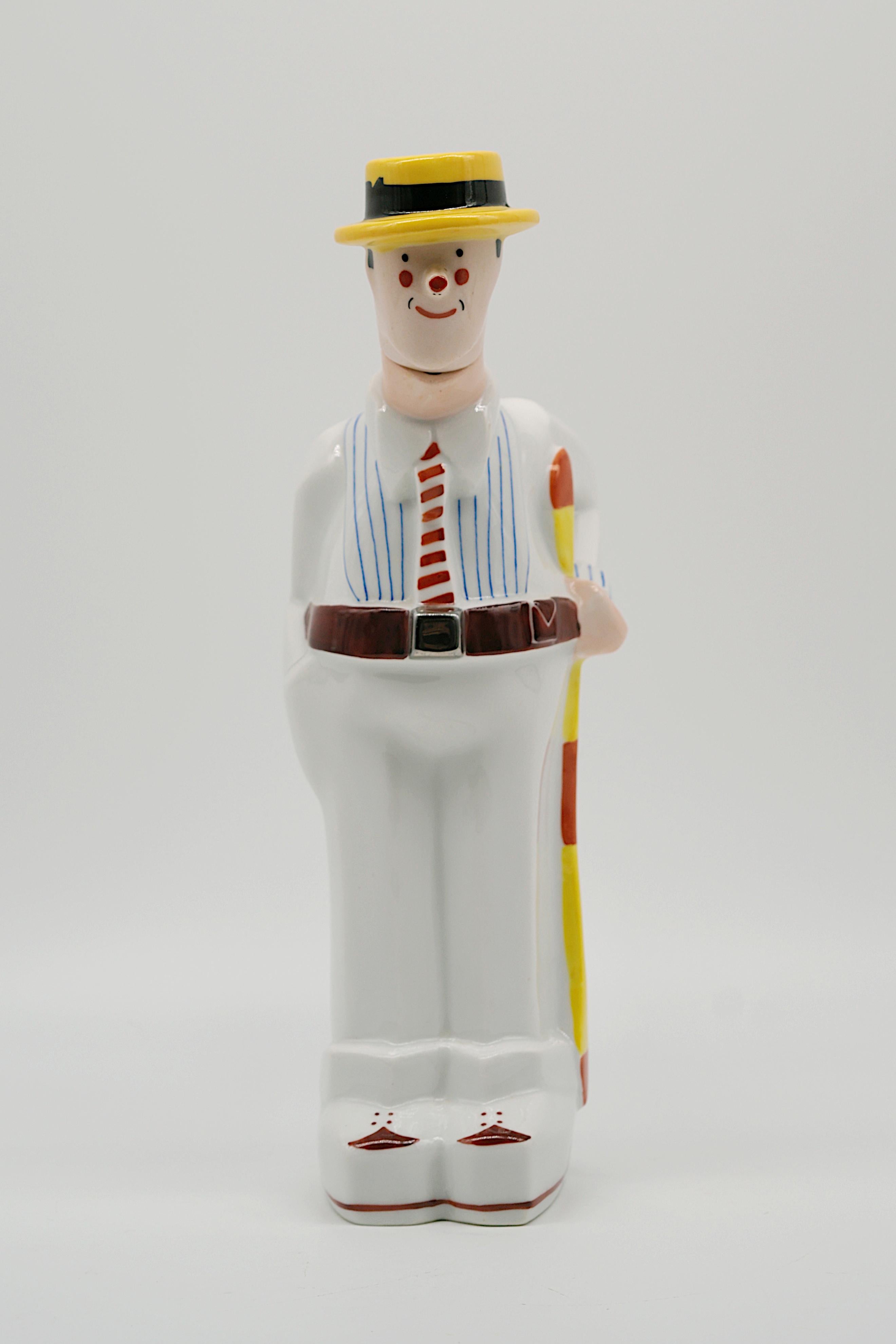 Georges BASTARD Botella de porcelana Art Decó Remo 1924, Juegos Olímpicos de París Francés en venta