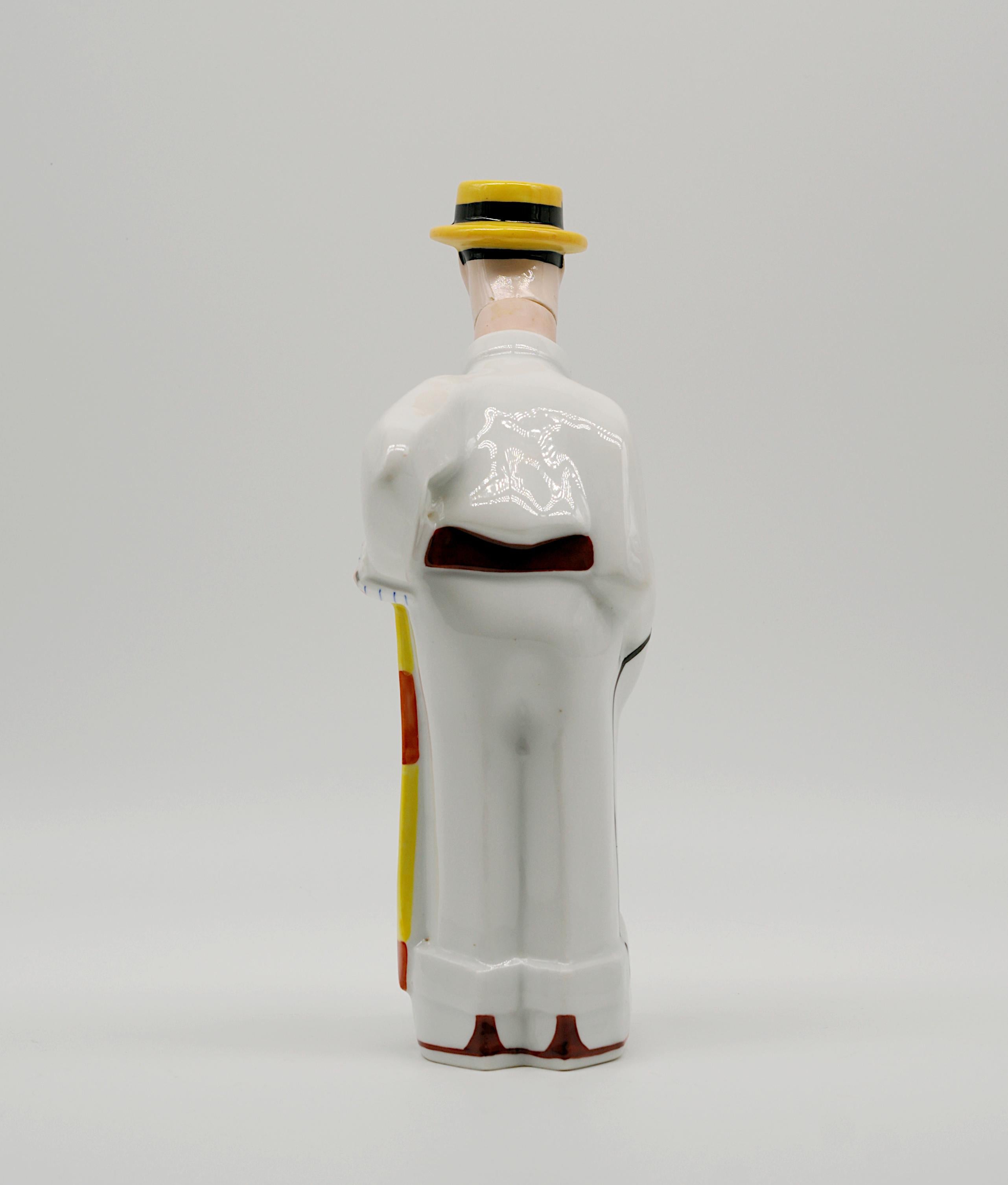 Georges BASTARD Botella de porcelana Art Decó Remo 1924, Juegos Olímpicos de París Cerámico en venta