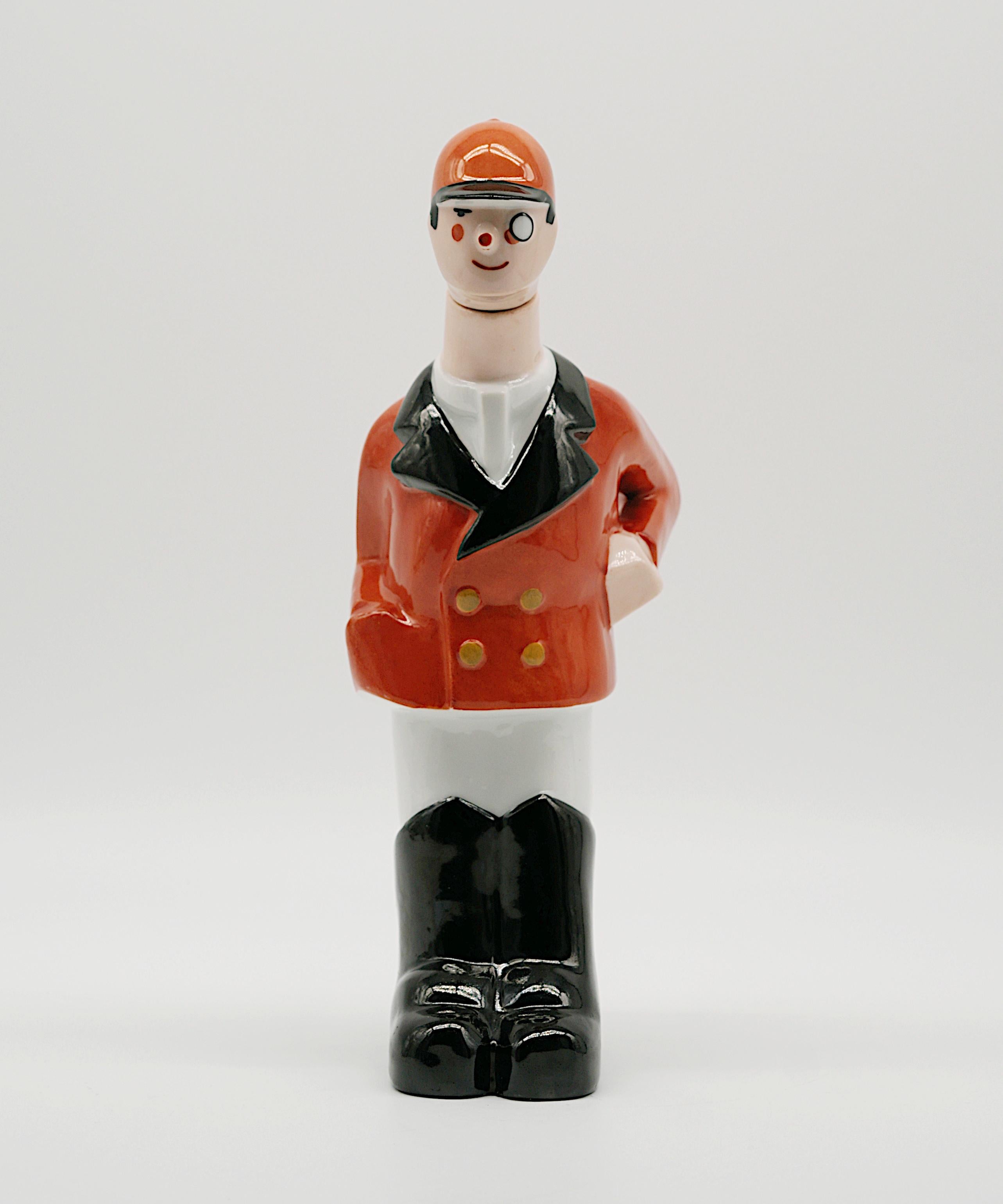 Georges BASTARD Art Decó Botella de porcelana de saltador 1924, Juegos Olímpicos de París en venta 7