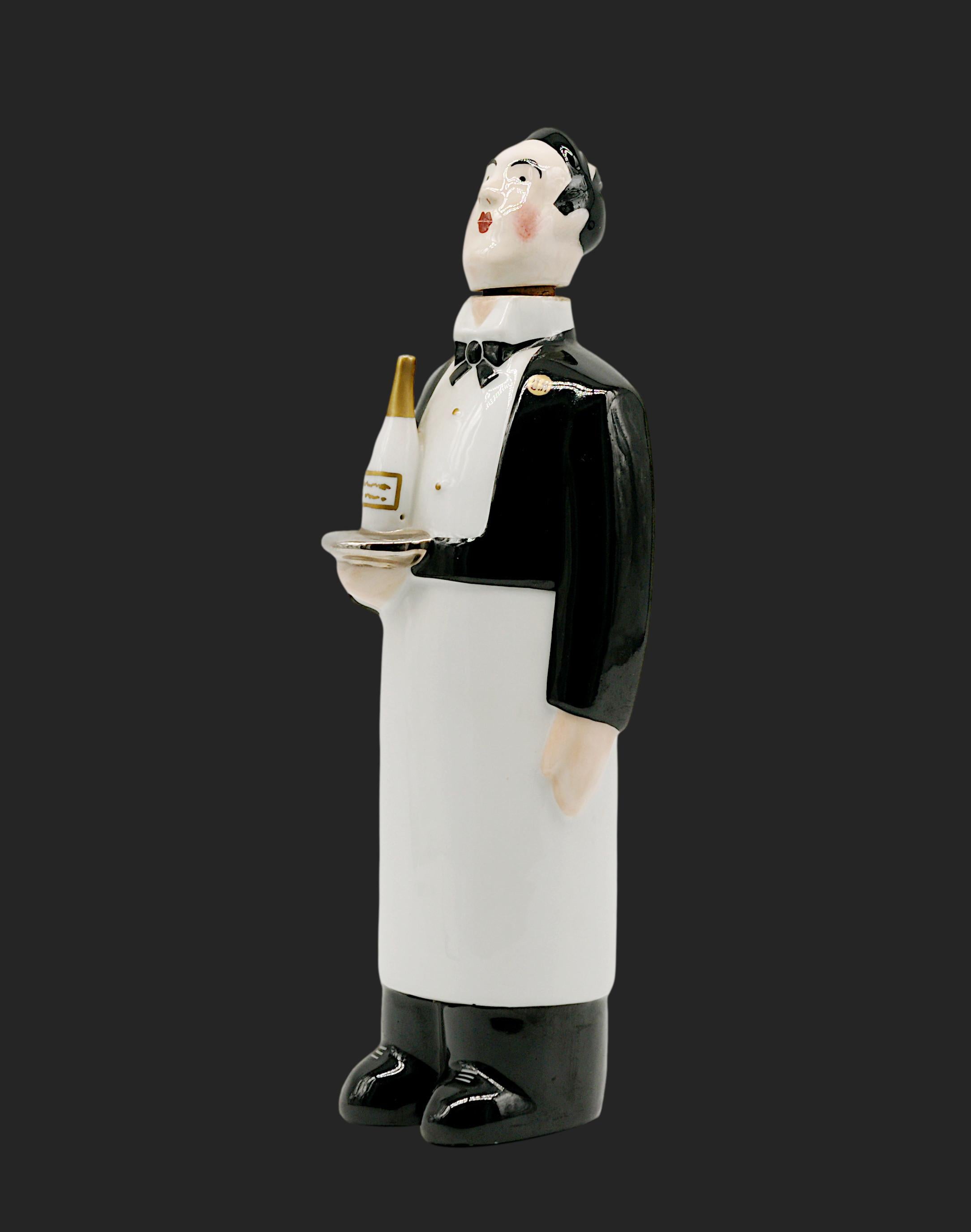 Bouteille de service en porcelaine Art Déco française Georges BASTARD, Paris, Jeux olympiques en vente 5