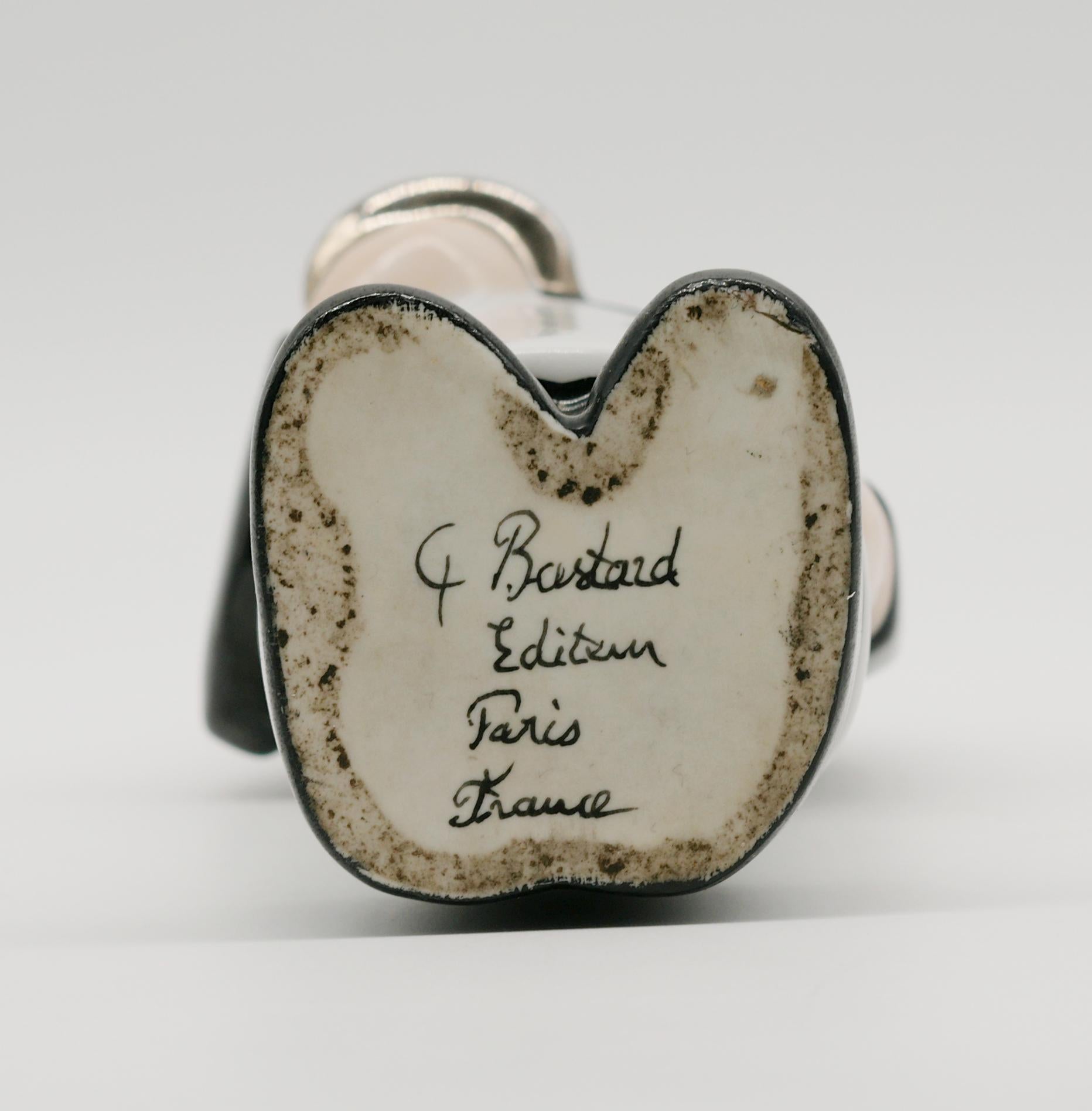 Bouteille de service en porcelaine Art Déco française Georges BASTARD, Paris, Jeux olympiques en vente 7