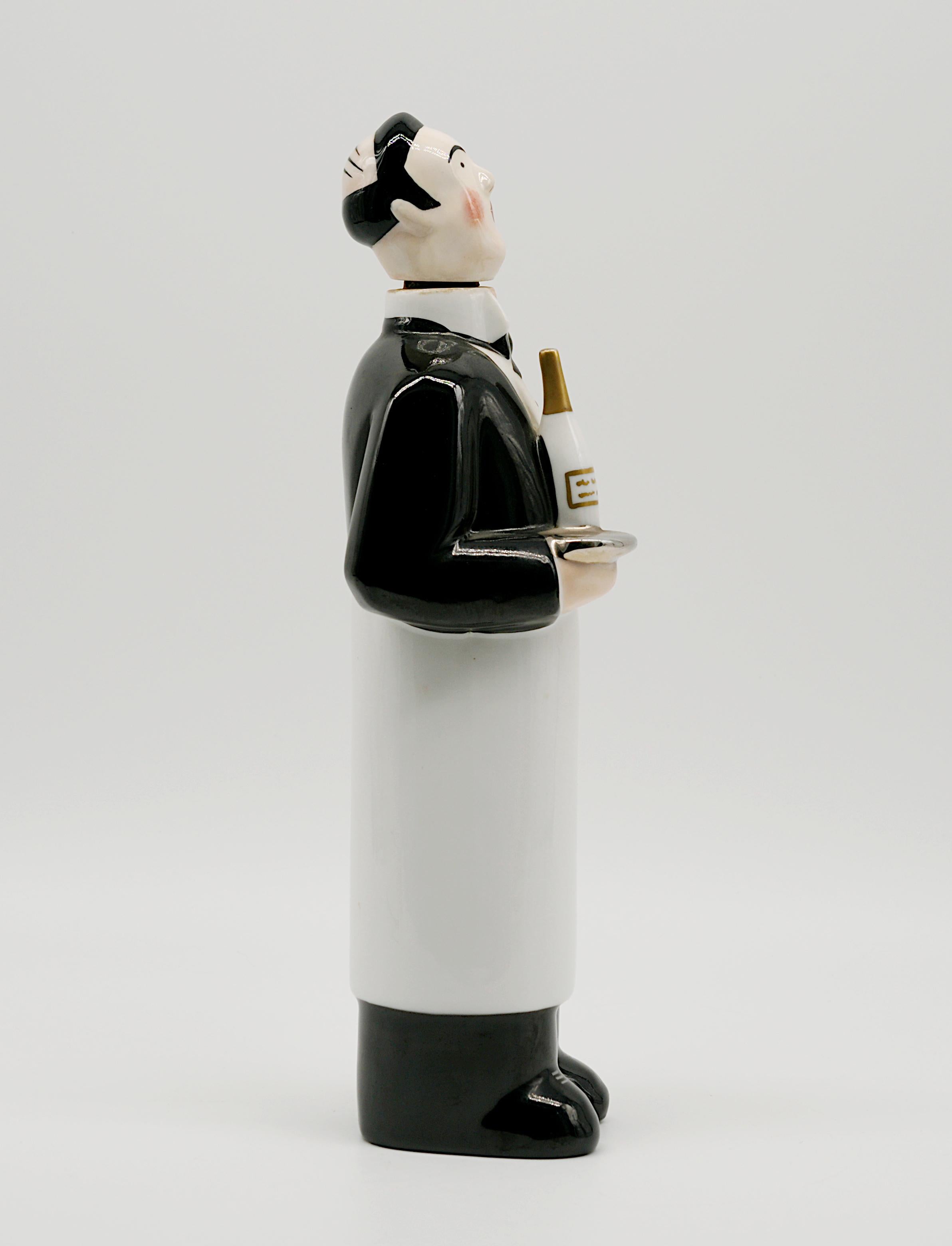 Bouteille de service en porcelaine Art Déco française Georges BASTARD, Paris, Jeux olympiques en vente 2