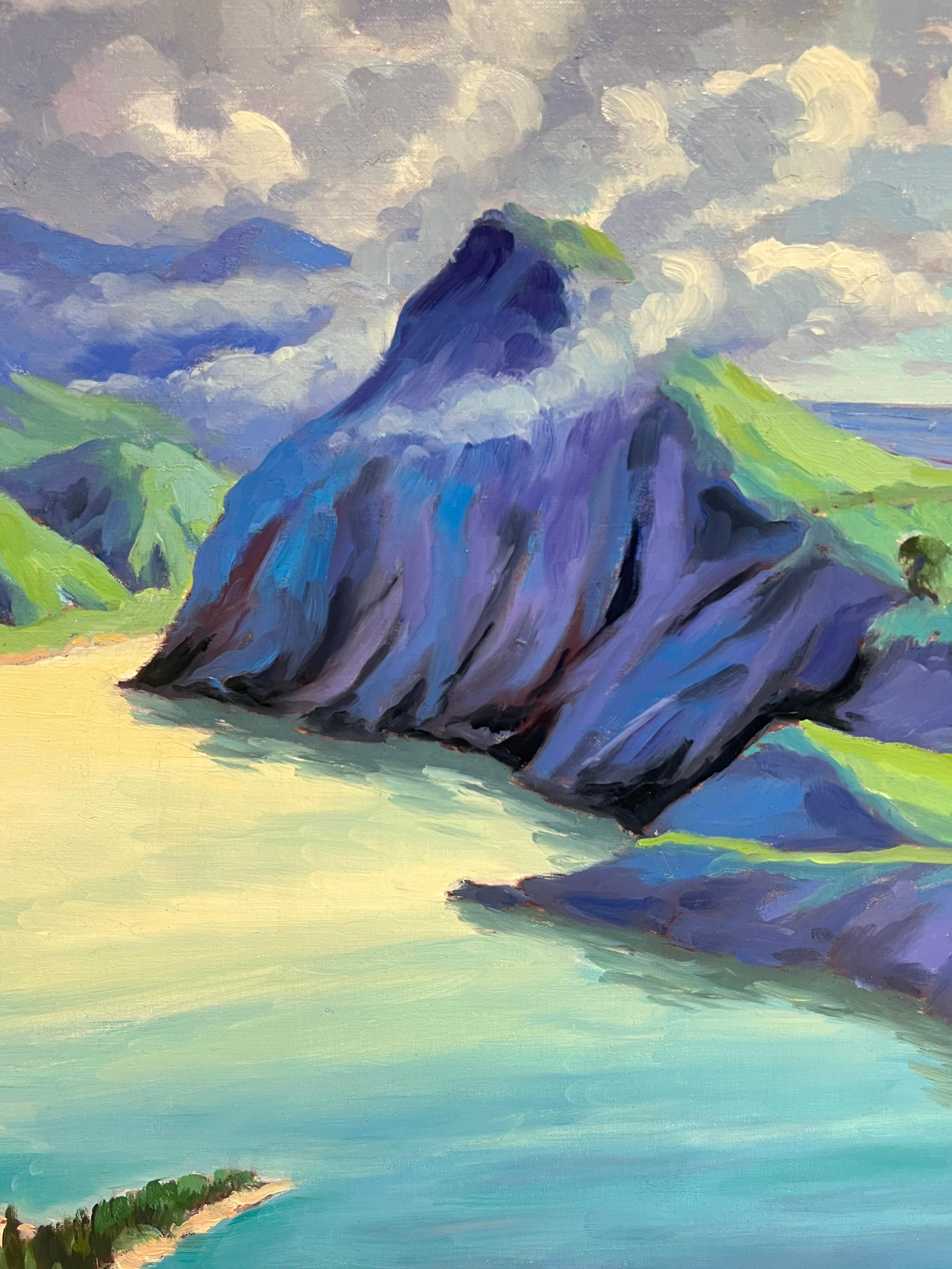 Paesaggio di montagna
datato 1994
firmato da Georges Bordonave (contemporaneo francese)
dipinto a olio su tela, senza cornice
tela: 20 x 25,5 pollici
condizioni: ottime
provenienza: da una grande collezione privata di opere di questo artista, a