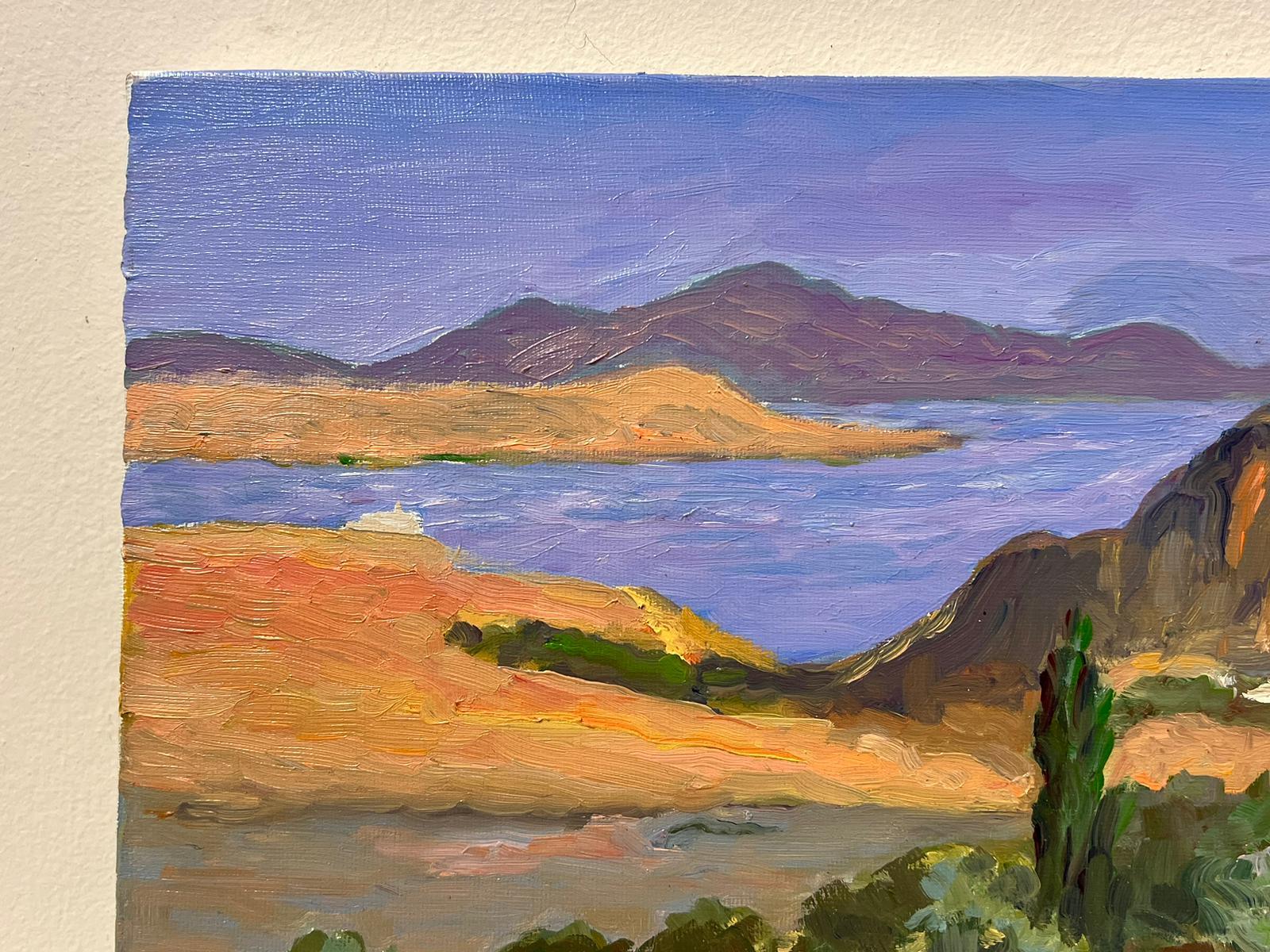 French Landscape
by Georges Bordonave (French contemporary) 
signed oil painting on canvas, unframed
canvas: 10.5 x 16.5 inches
condition: very good
provenance: from a large private collection of this artists work, western Paris, France. 