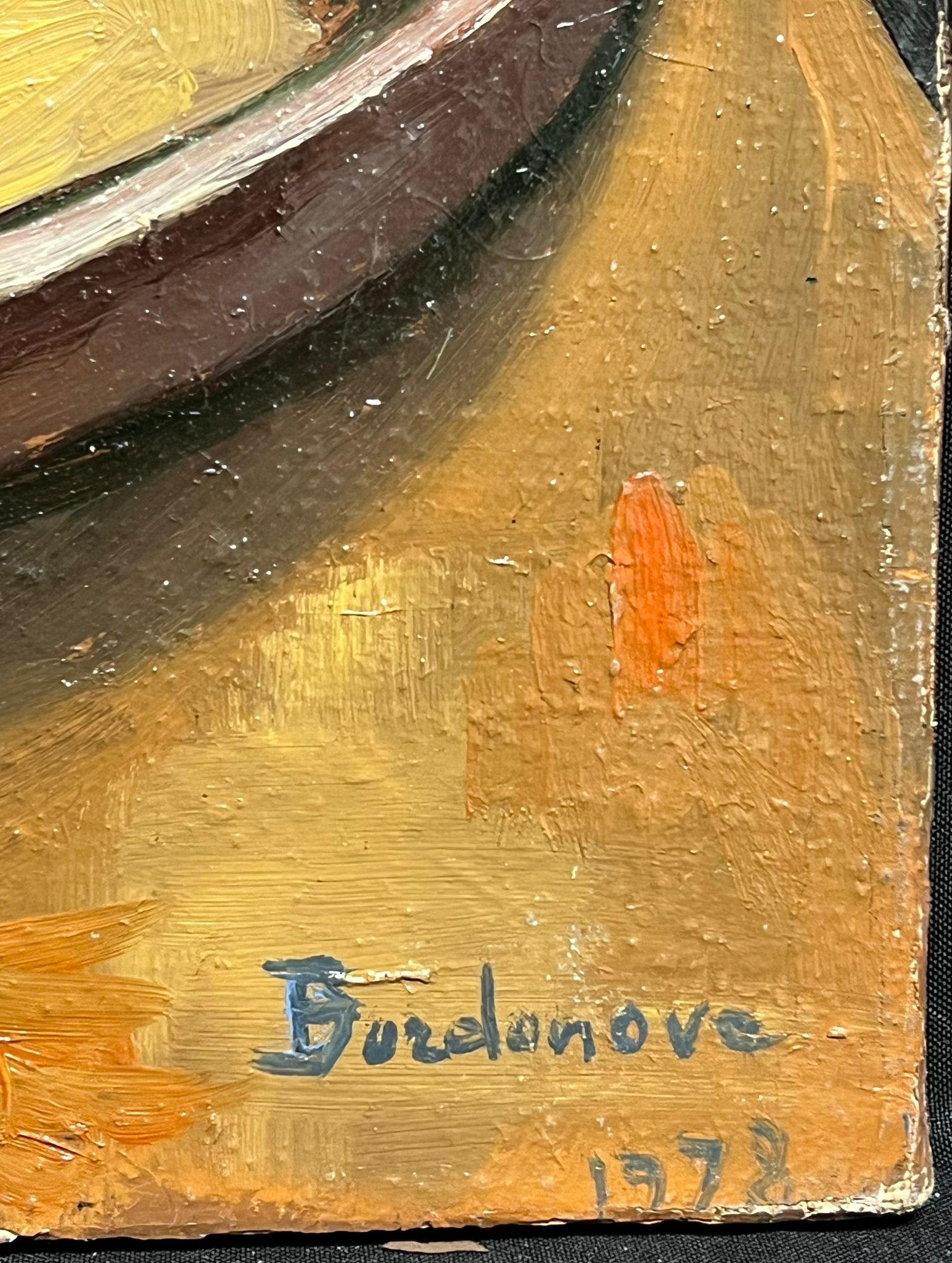 Nature morte à l'huile impressionniste française contemporaine représentant un homard - Impressionnisme Painting par Georges Bordonove