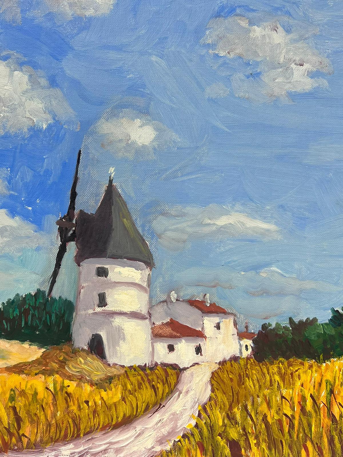 Paesaggio francese
di Georges Bordonave (francese contemporaneo) 
dipinto a olio su tavola, senza cornice
tavola: 13 x 16 pollici
condizioni: ottime
provenienza: da una grande collezione privata di opere di questo artista, a ovest di Parigi, in