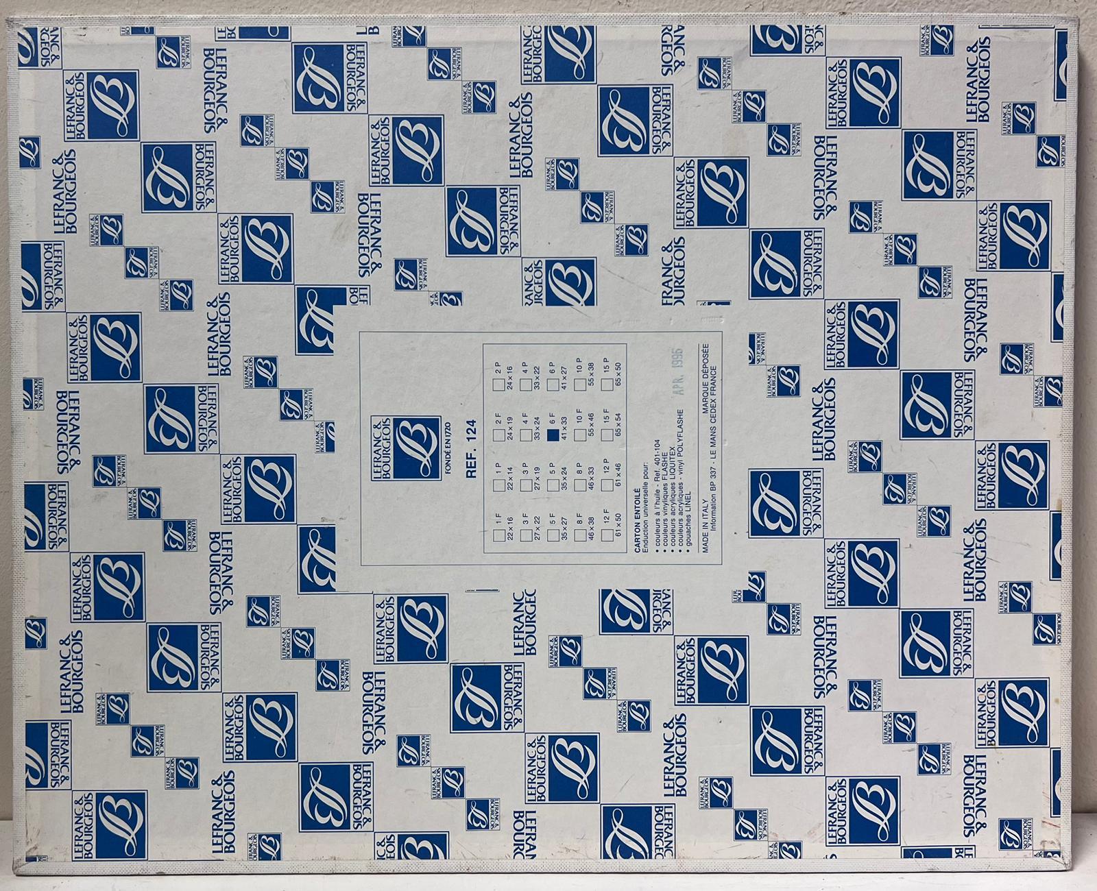 Olio impressionista francese contemporaneo Mulino a vento in un paesaggio di campi di grano in cielo blu 1