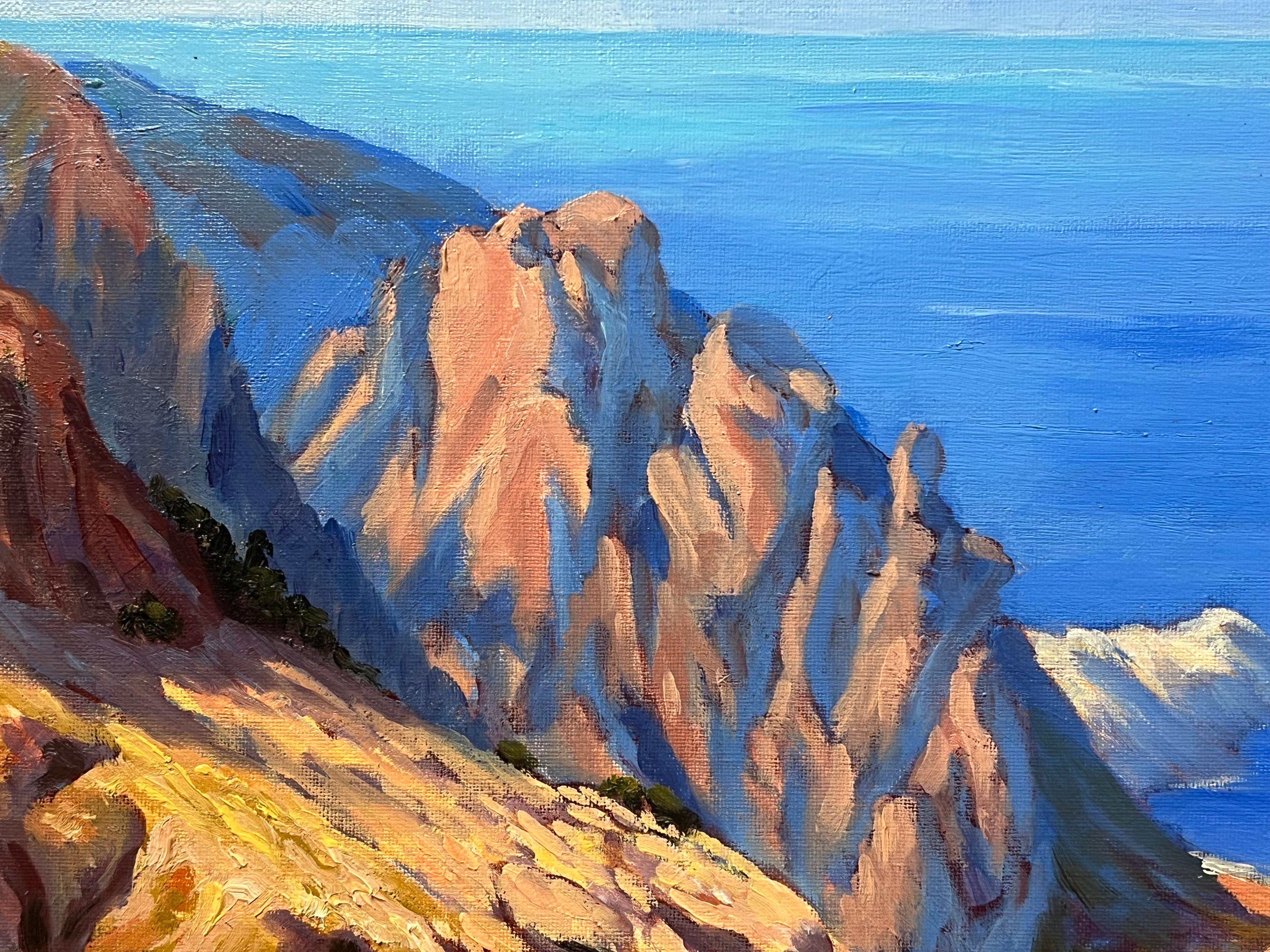 La costa rocosa
firmado por Georges Bordonave (contemporáneo francés)
pintura al óleo sobre lienzo, sin enmarcar
lienzo: 21,5 x 26 pulgadas
estado: muy bueno
Procedencia: de una gran colección privada de obras de este artista, oeste de París,