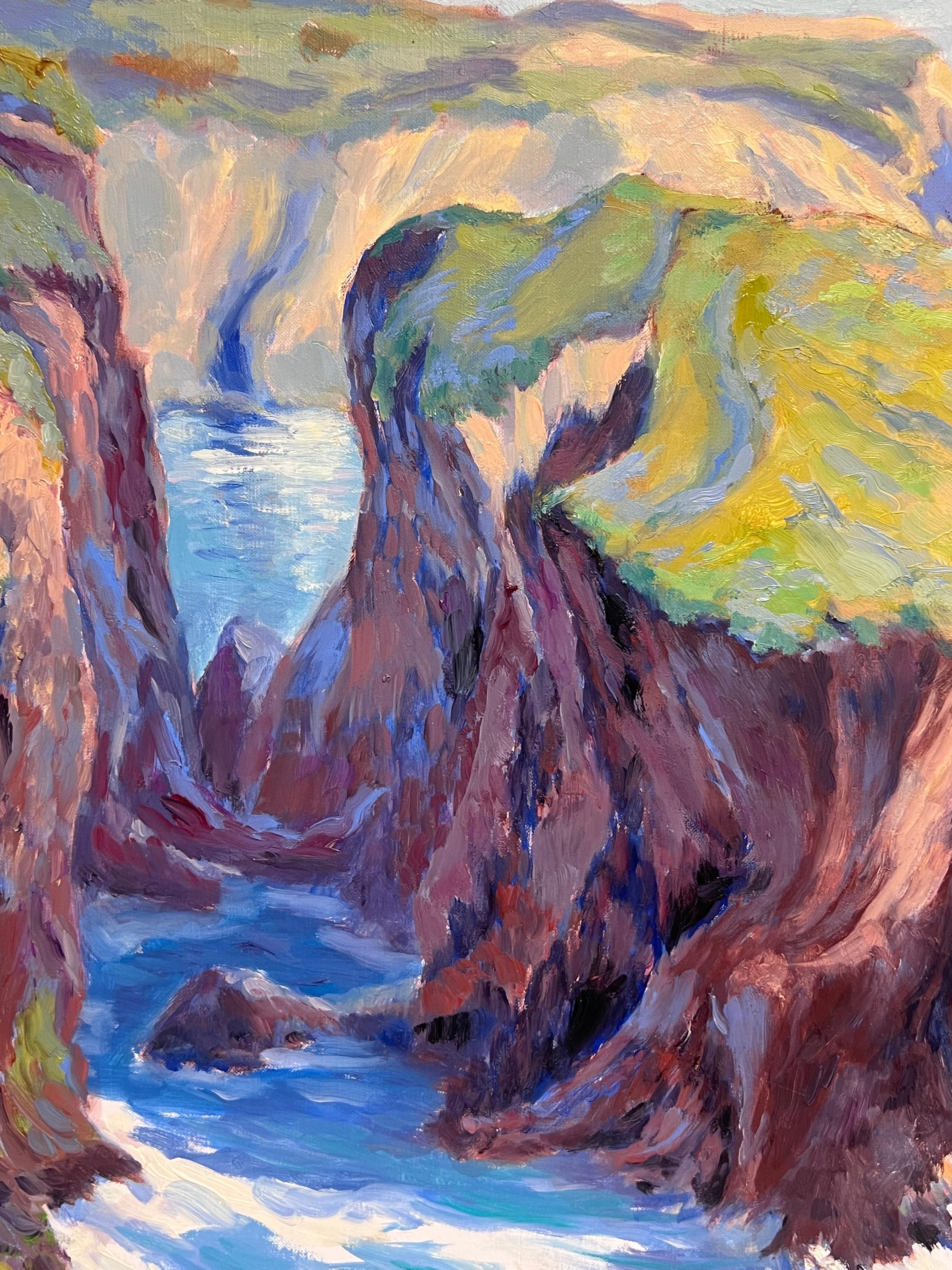 Paisaje marino junto al acantilado
firmado por Georges Bordonave (contemporáneo francés)
pintura al óleo sobre lienzo, sin enmarcar
lienzo: 20 x 26 pulgadas
estado: muy bueno
Procedencia: de una gran colección privada de obras de este artista, oeste