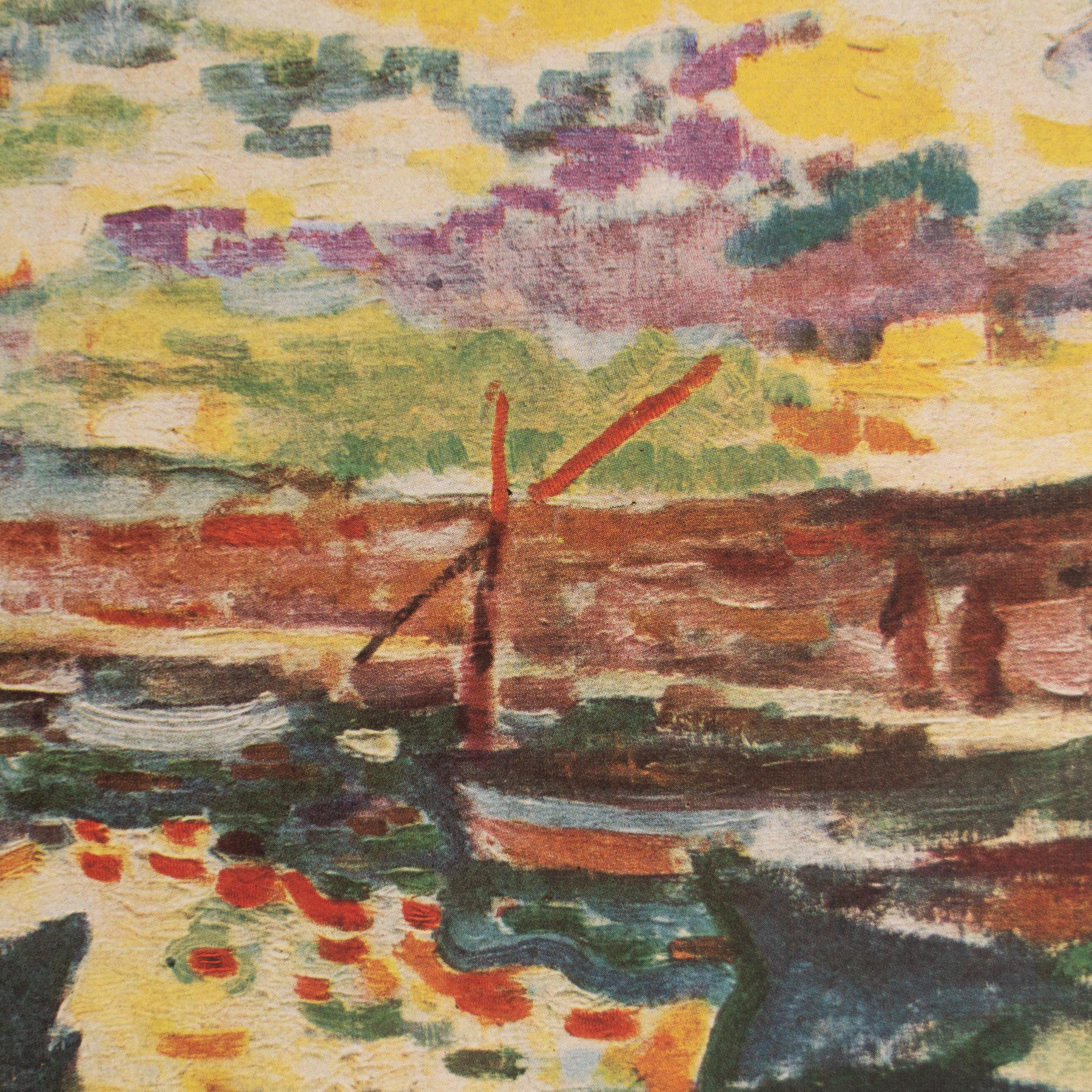 Georges Braque 1948 Farbklischee-Druck, gerahmt im Zustand „Gut“ im Angebot in Barcelona, Barcelona