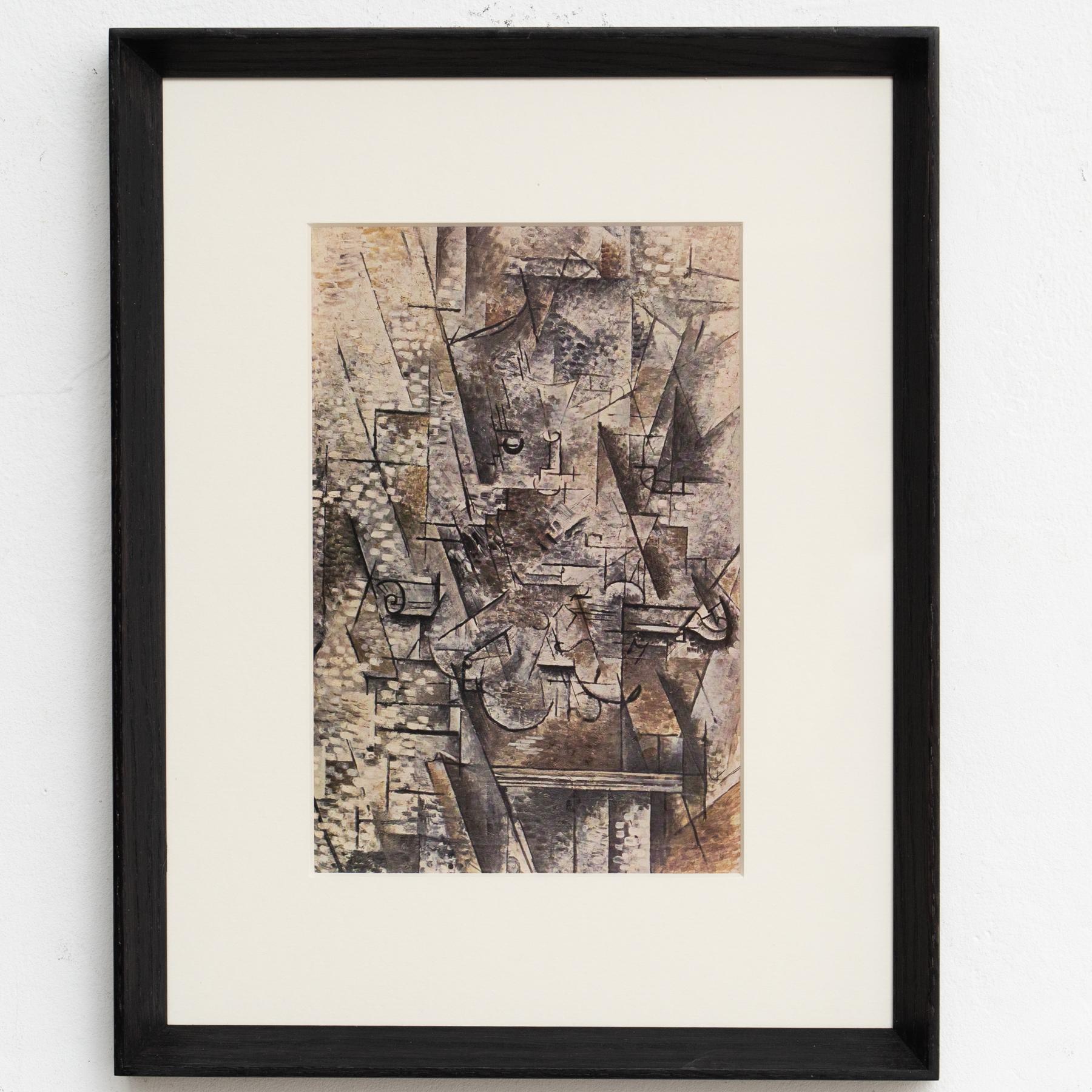 Georges Braque Farbklischee-Druck, gerahmt, 1948 (Französisch) im Angebot
