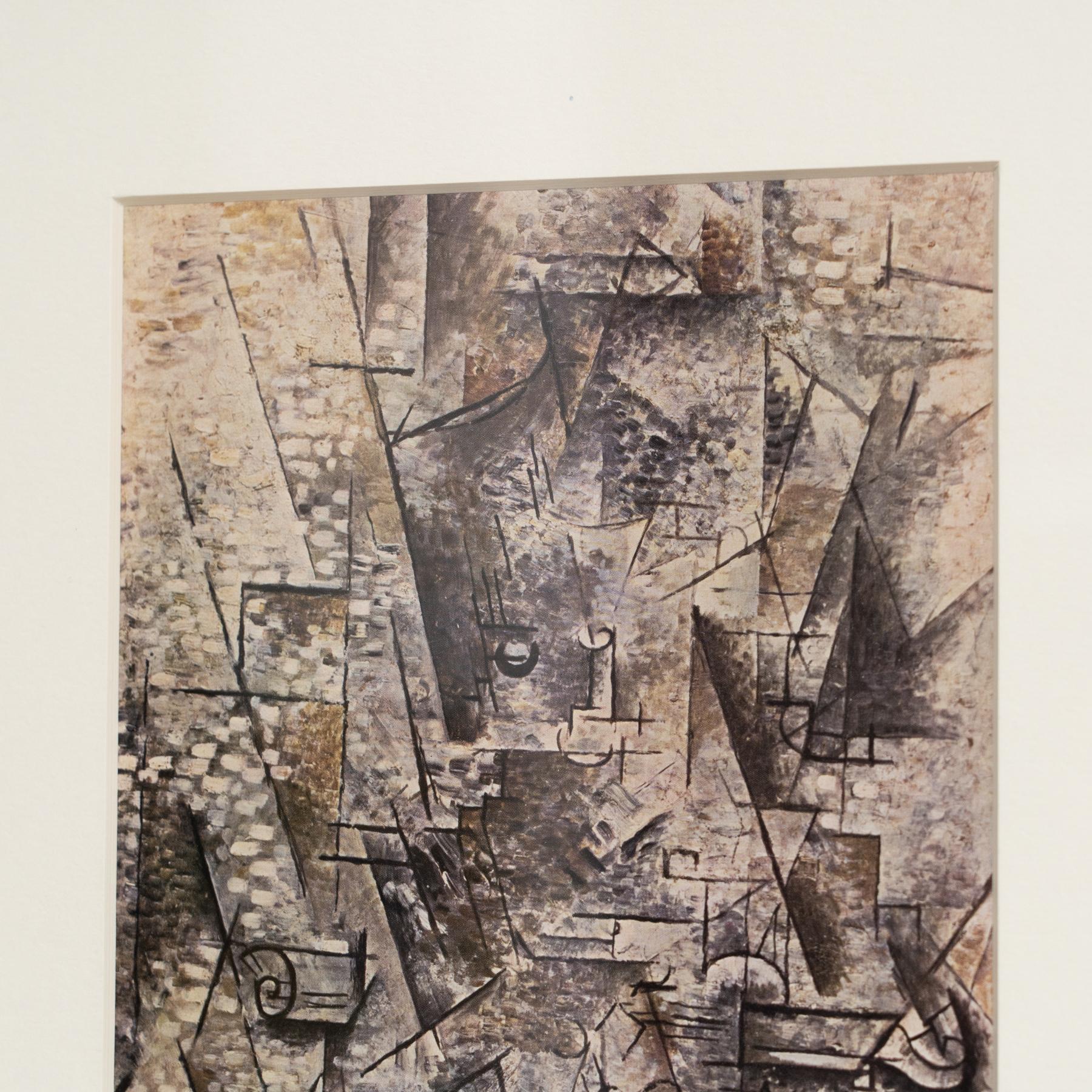 Georges Braque Farbklischee-Druck, gerahmt, 1948 im Zustand „Gut“ im Angebot in Barcelona, Barcelona