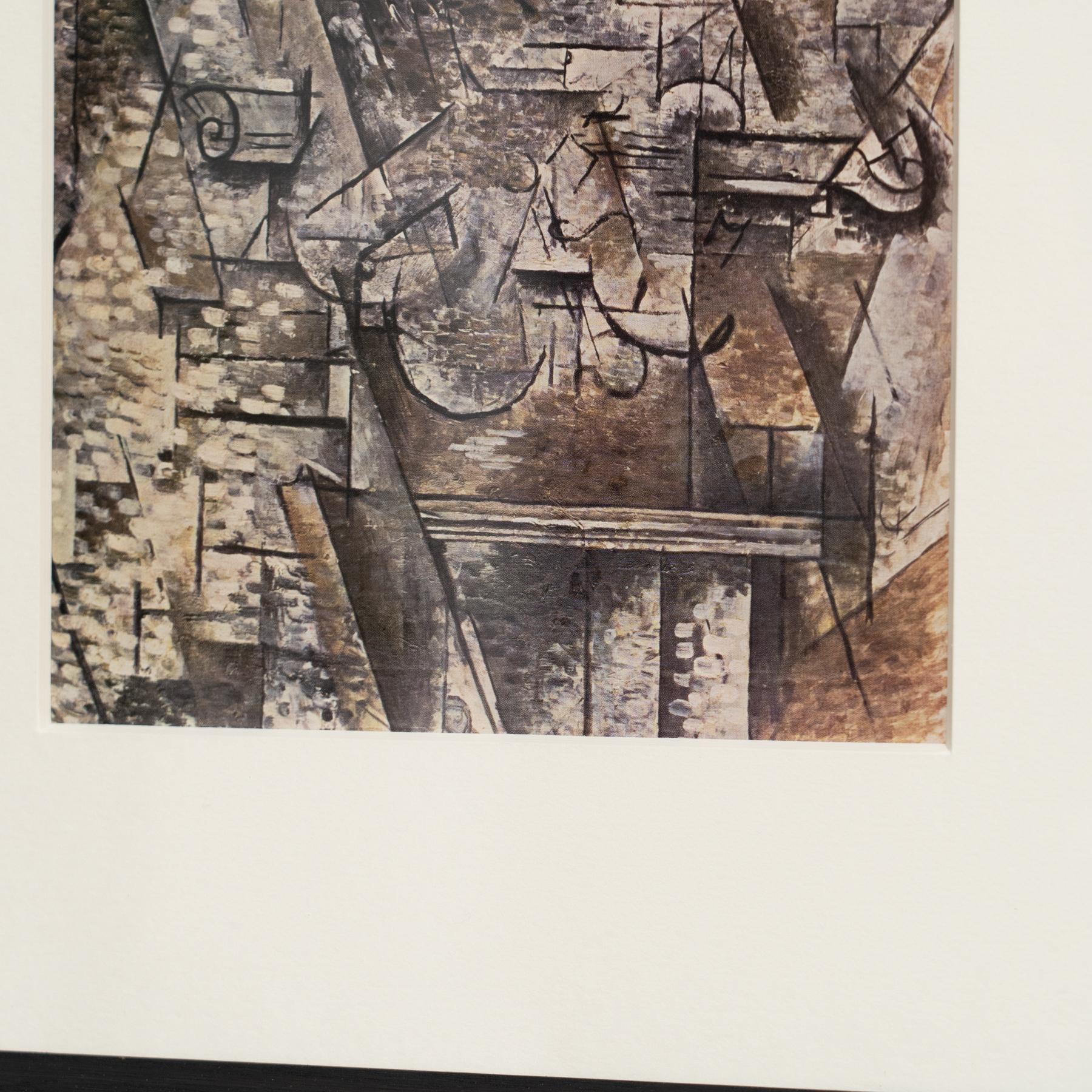Georges Braque Farbklischee-Druck, gerahmt, 1948 (Mitte des 20. Jahrhunderts) im Angebot