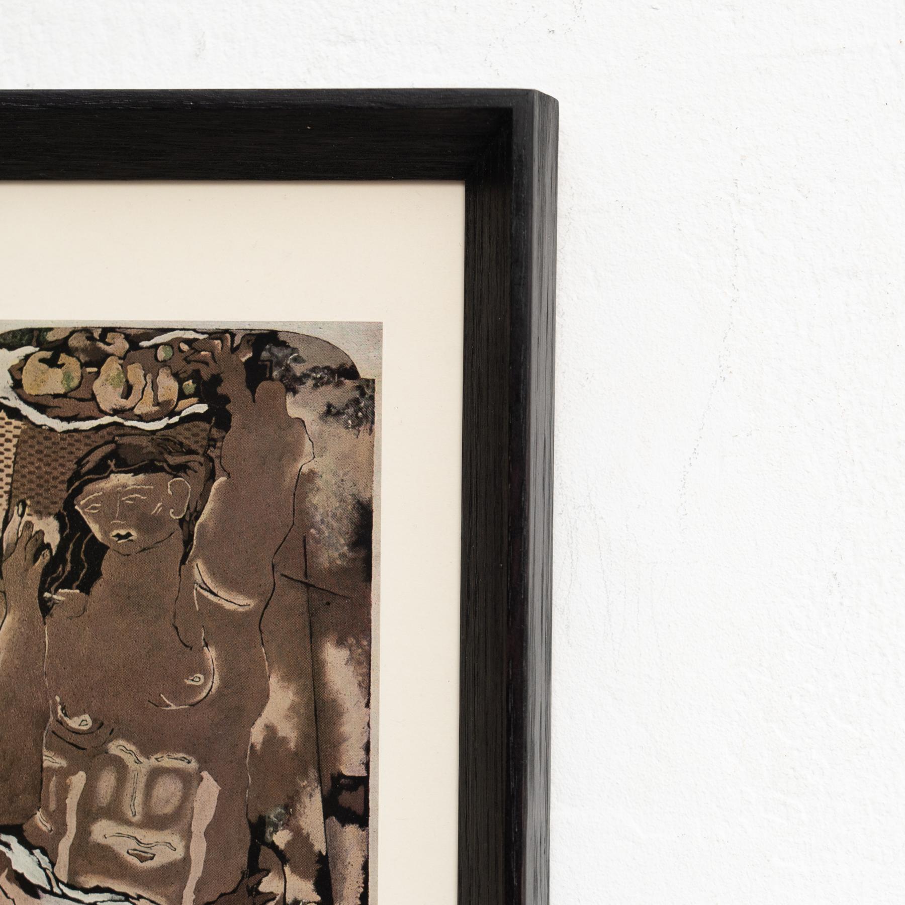 Georges Braque Farbklischee-Druck, gerahmt, 1948 (Papier) im Angebot