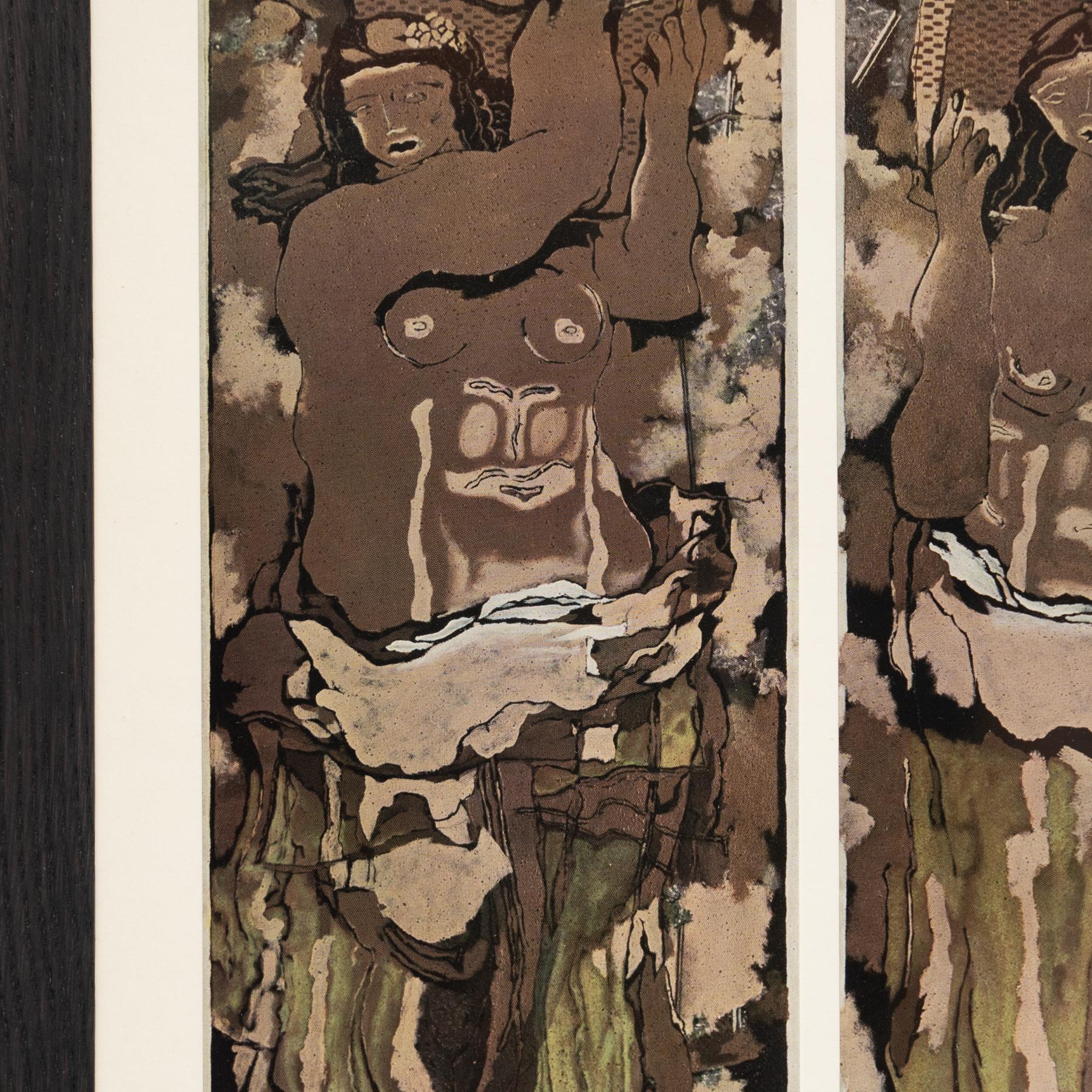 Georges Braque Farbklischee-Druck, gerahmt, 1948 im Angebot 2