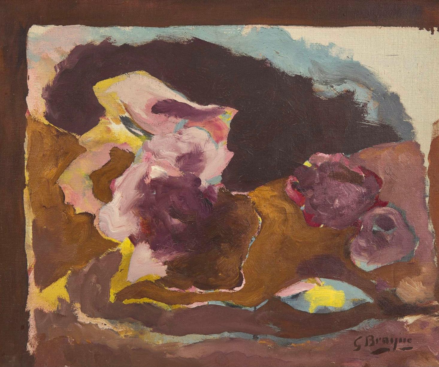 Expressionist Georges Braque (French, 1882-1963) - Nature Morte au Pot