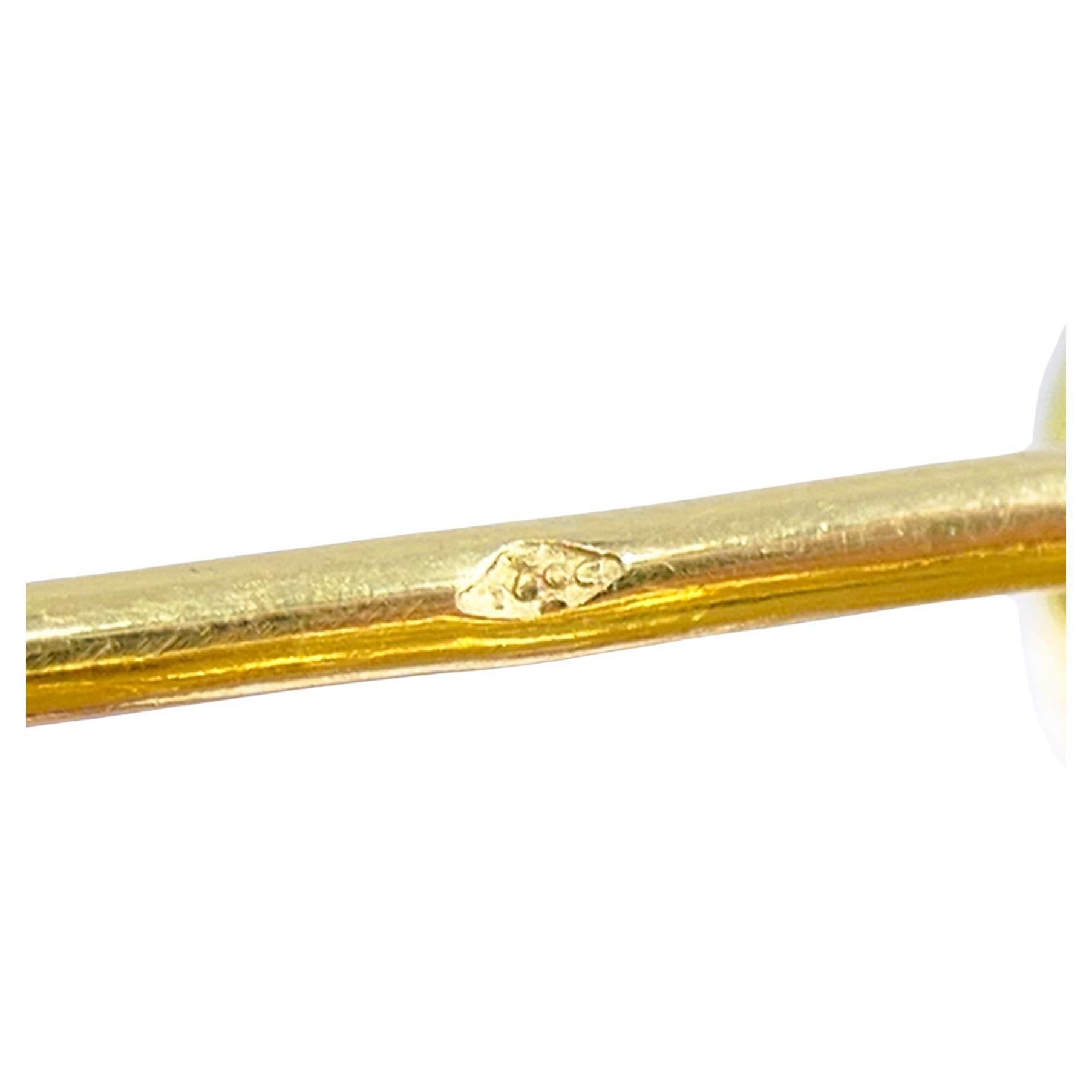 Georges Braque Hebe Brooch 18k Gold Diamond Pendant Estate Jewelry For Sale 3