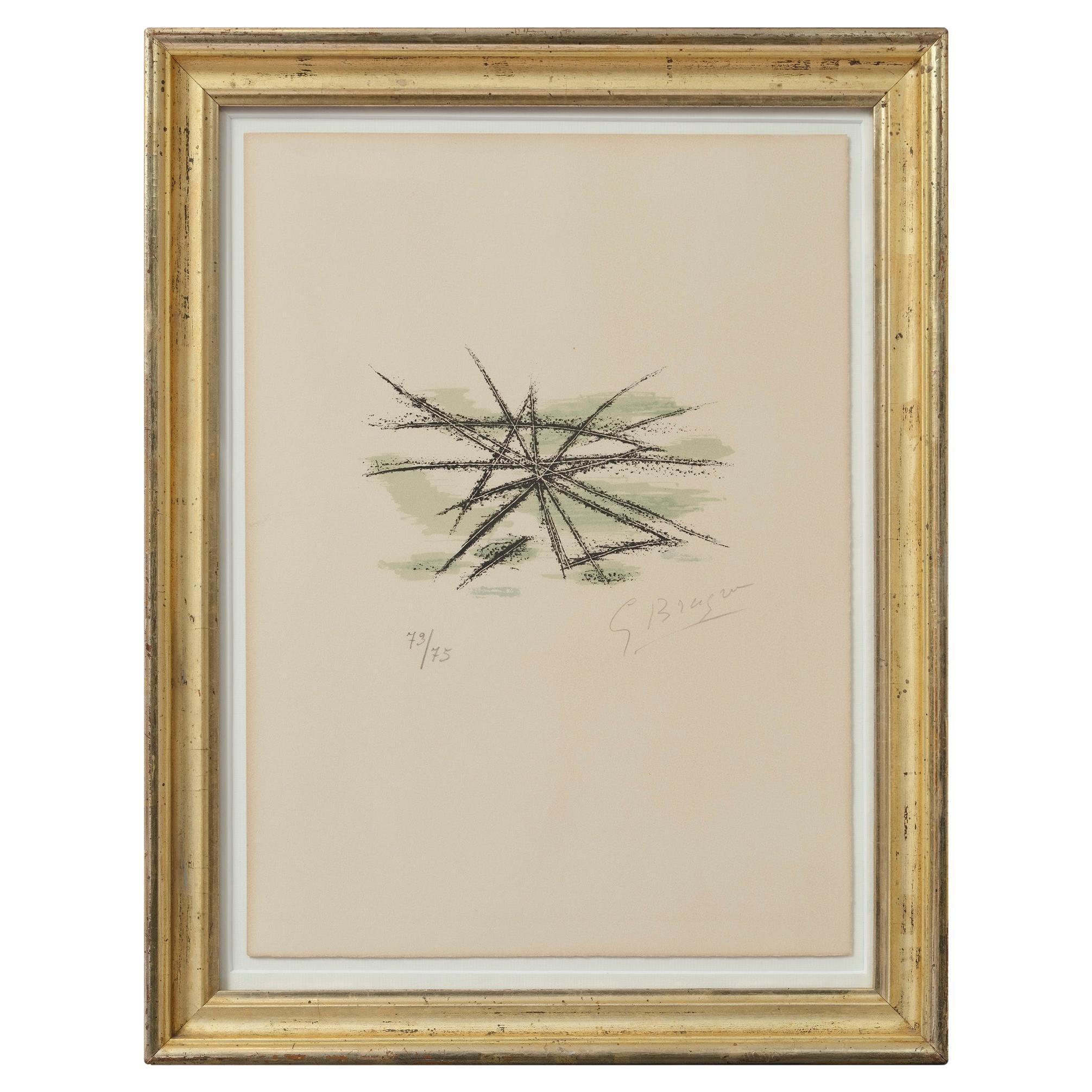 Georges Braque L'Etang aus Lettera amorosa, 1963 im Angebot