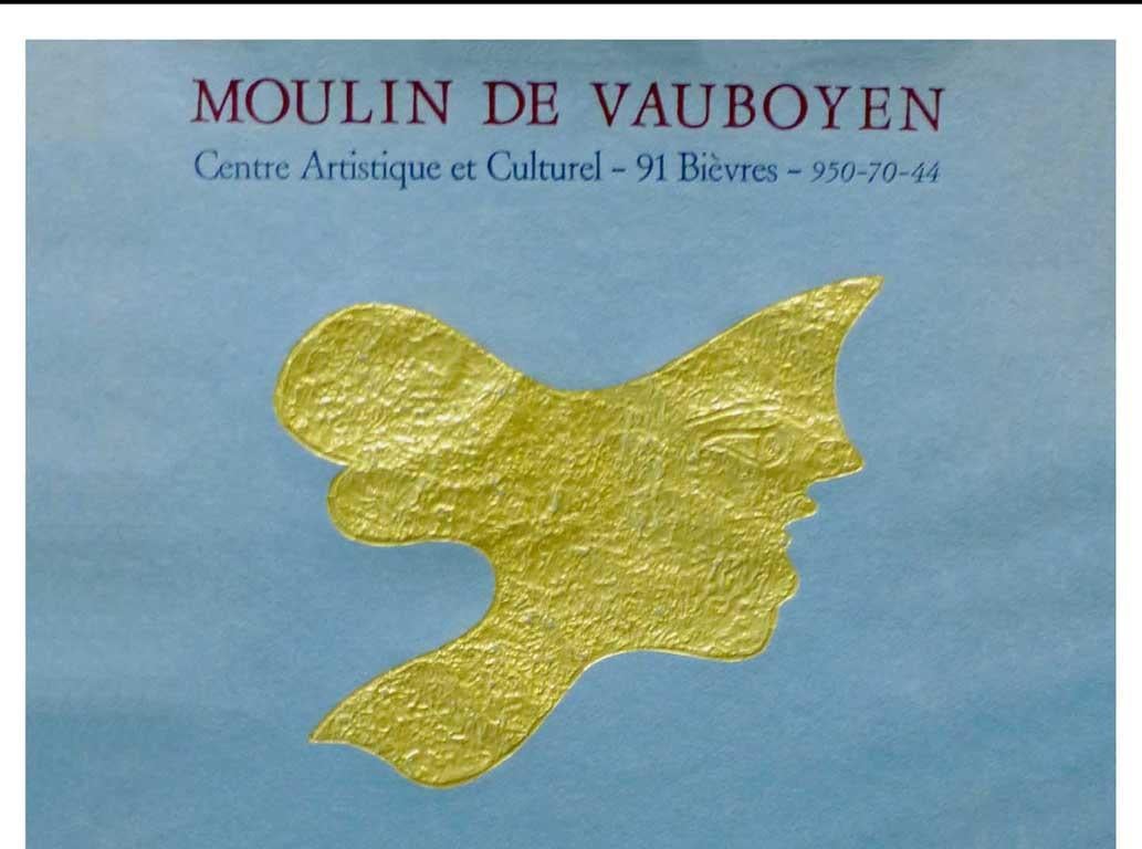 Moderne Affiche d'origine de Georges Braque, Moulin De Vauboyen, 1971 en vente