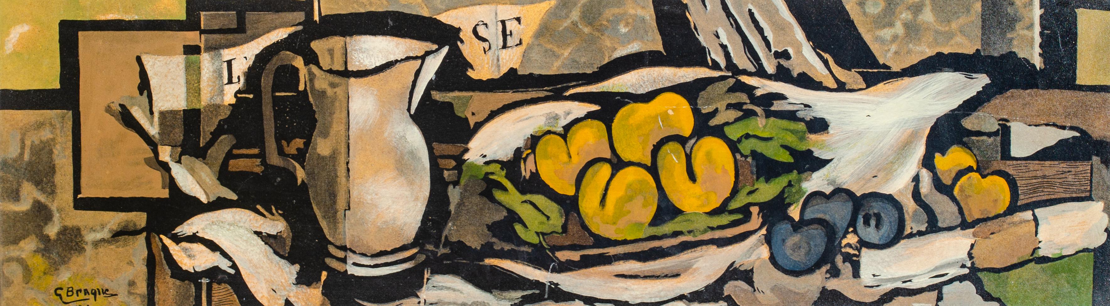 Nature morte cubiste d'après le bracelet de Georges - Painting de Georges Braque