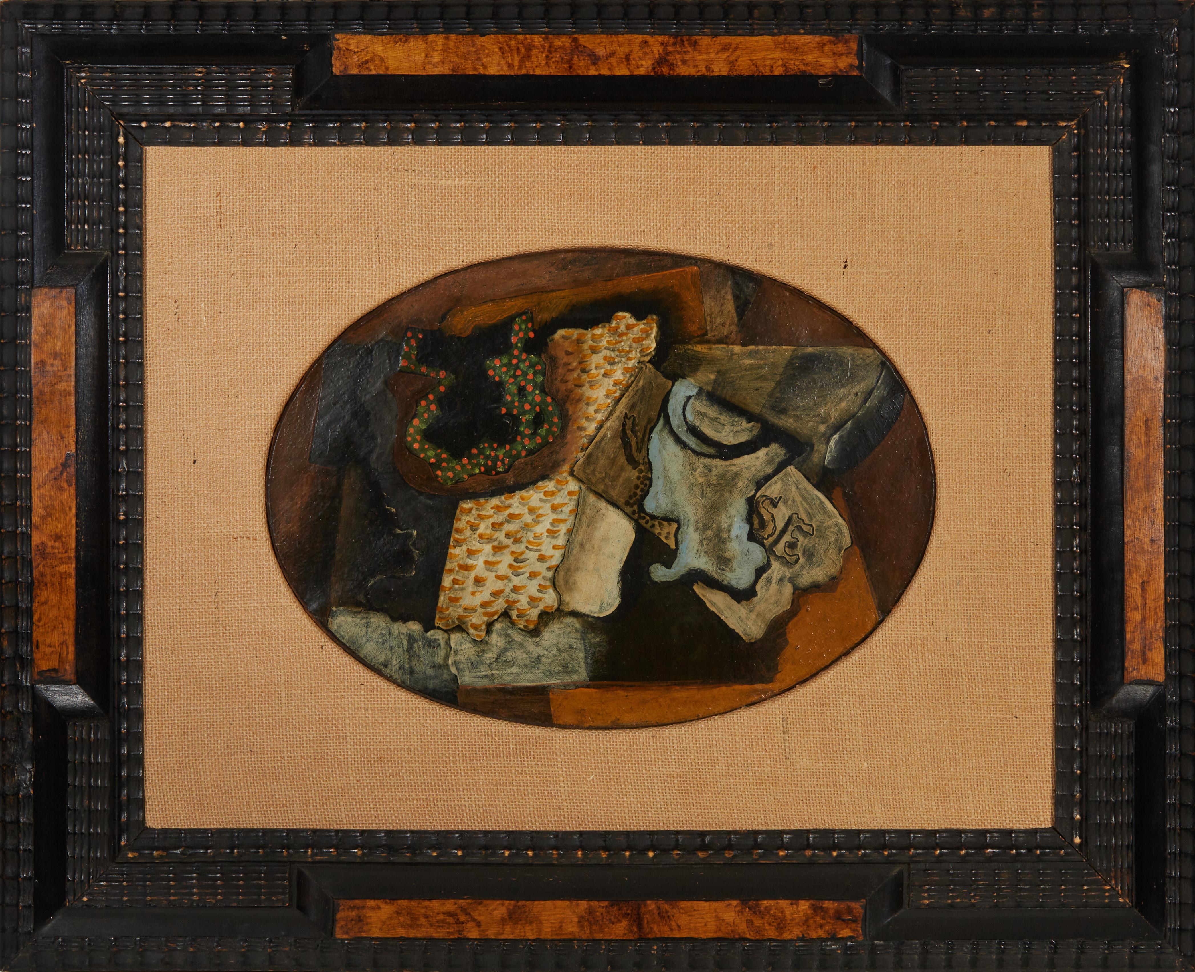 Georges Braque (Argenteuil-sur-Seine, 1882 - Paris, 1963)

"Valse"

1919.

Oil on canvas.

33 x 45,8 cm (67 x 82 cm)

Signed "G Braque" on the back.

Provenance:

- Private collection, Mr. & Mrs. John Warrington, Cincinnati, USA.
- Theo Gallery,
