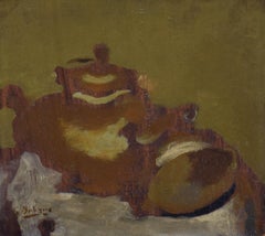 Théière et Citron by Georges Braque - Still life painting