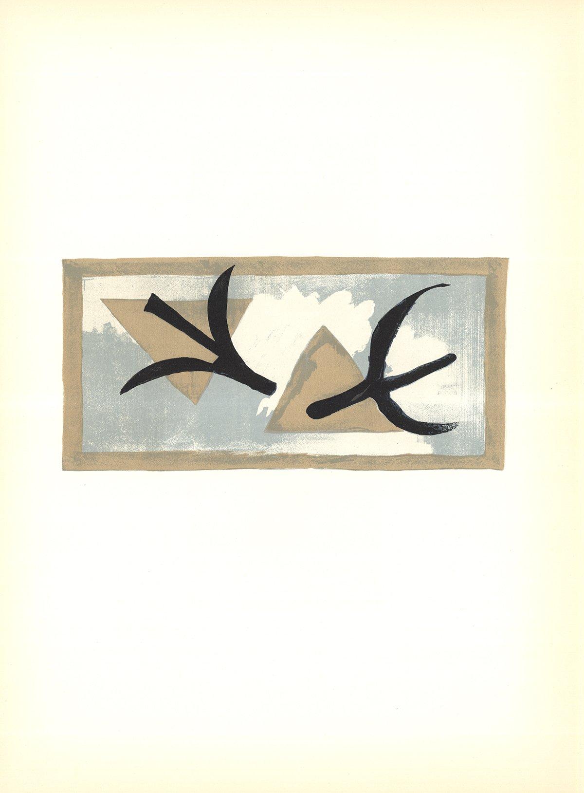 1959 Georges Braque „En Vol“ „En Vol“